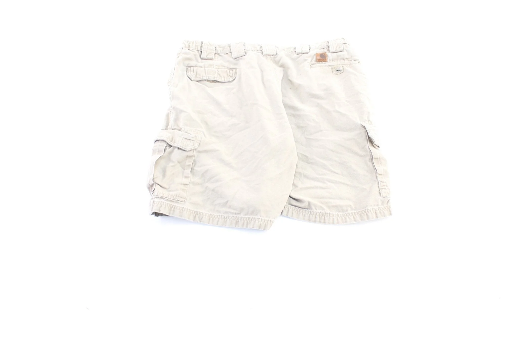 Carhartt Logo Patch Light Beige Shorts - Image 2