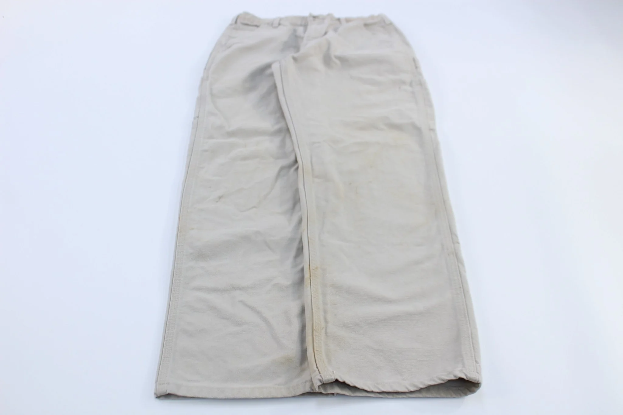 Carhartt Logo Patch Light Khaki Carpenter Pants