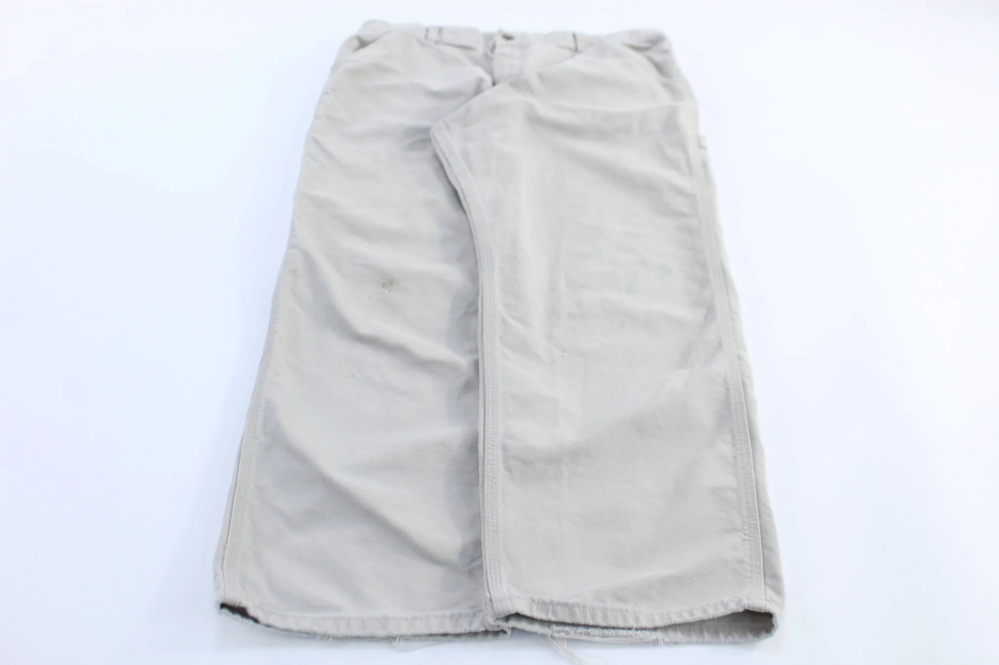 Carhartt Logo Patch Light Khaki Carpenter Pants