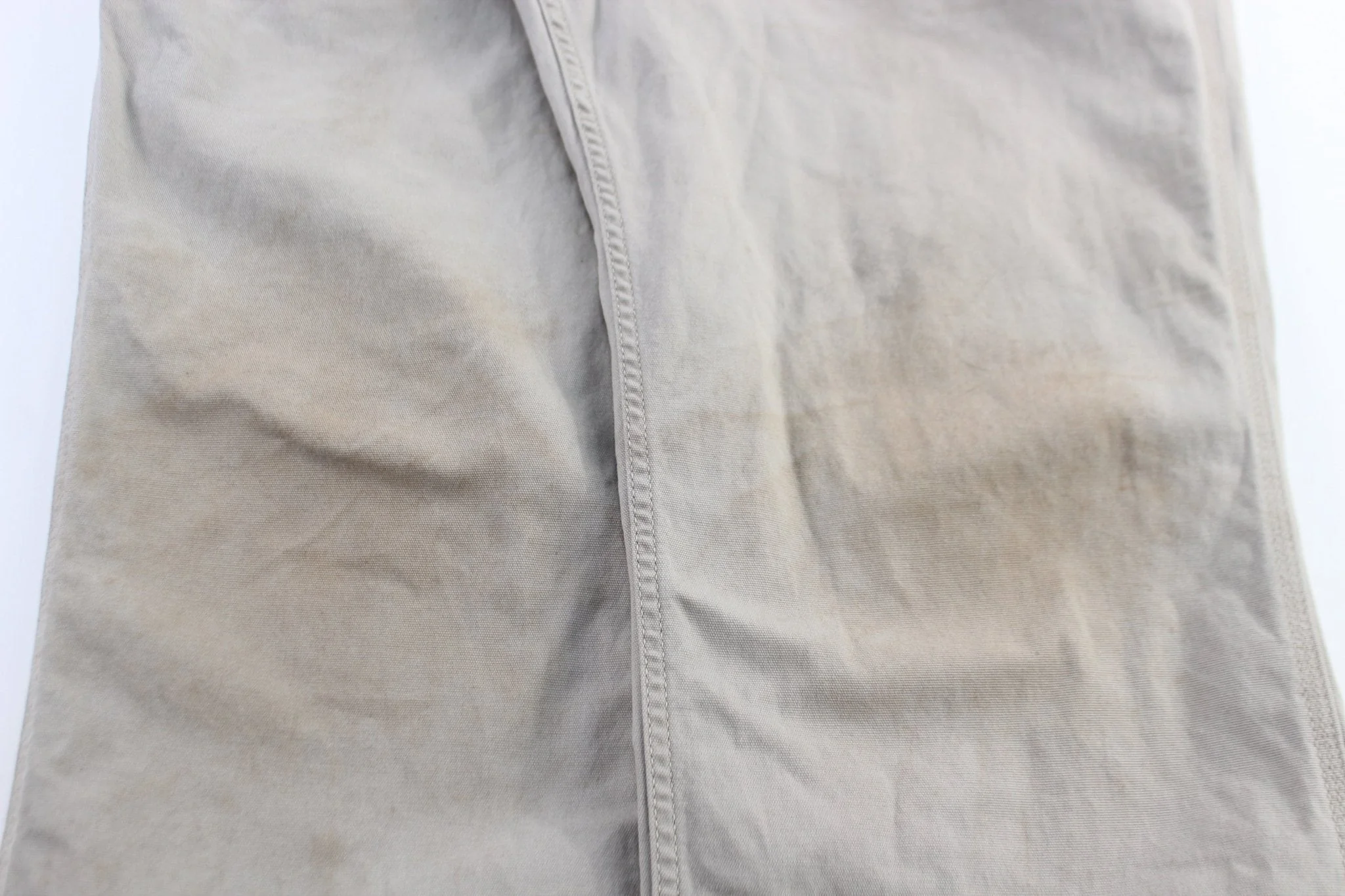 Carhartt Logo Patch Light Khaki Relaxed Fit Pants - Image 5