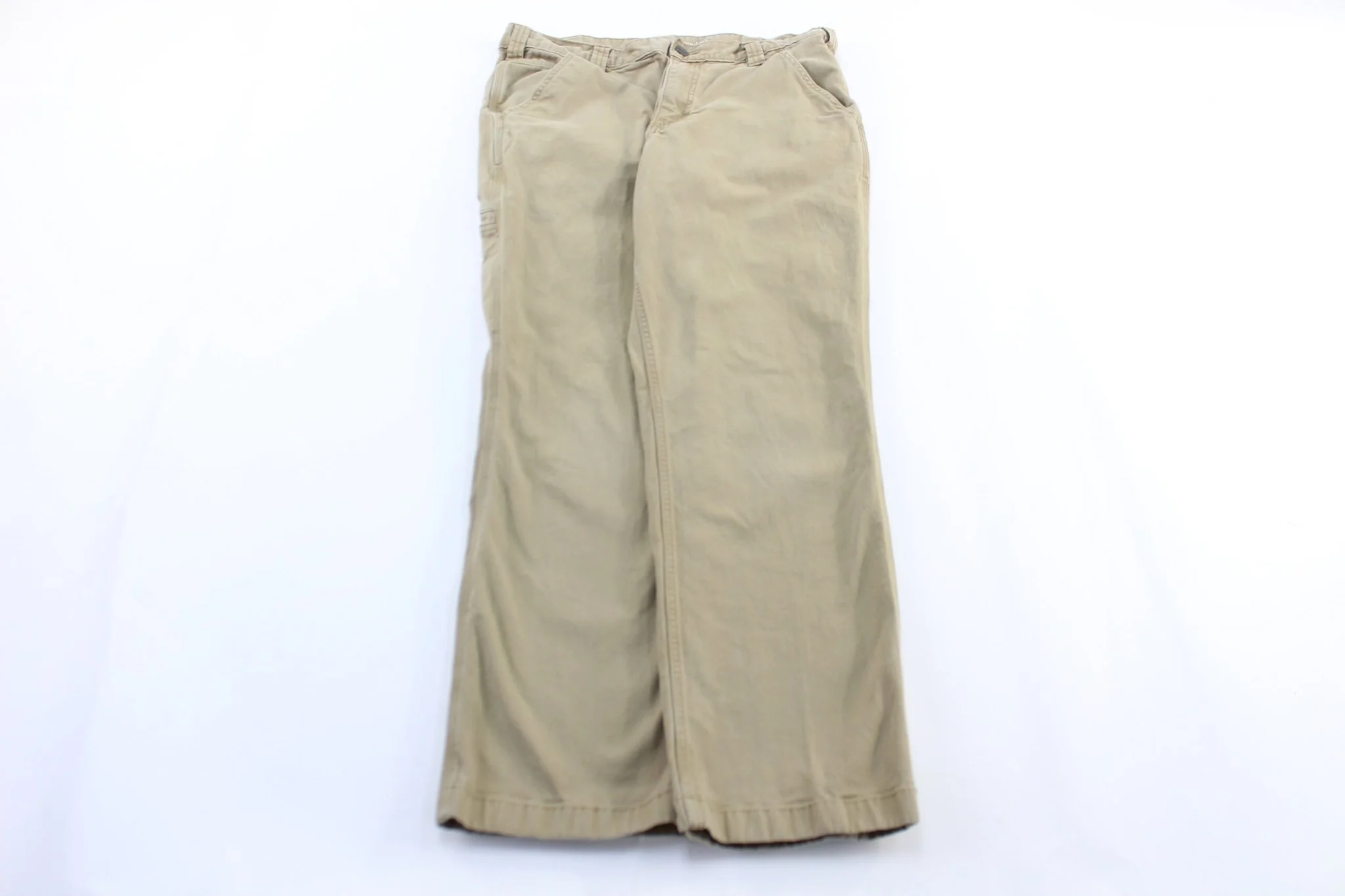 Carhartt Logo Patch Light Tan Carpenter Pants