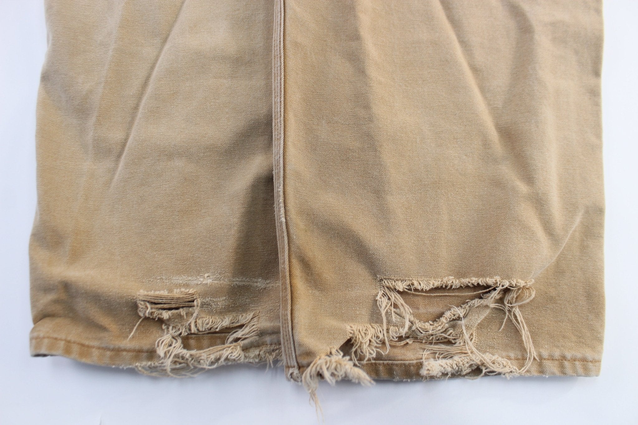 Carhartt Logo Patch Light Tan Carpenter Pants - Image 4