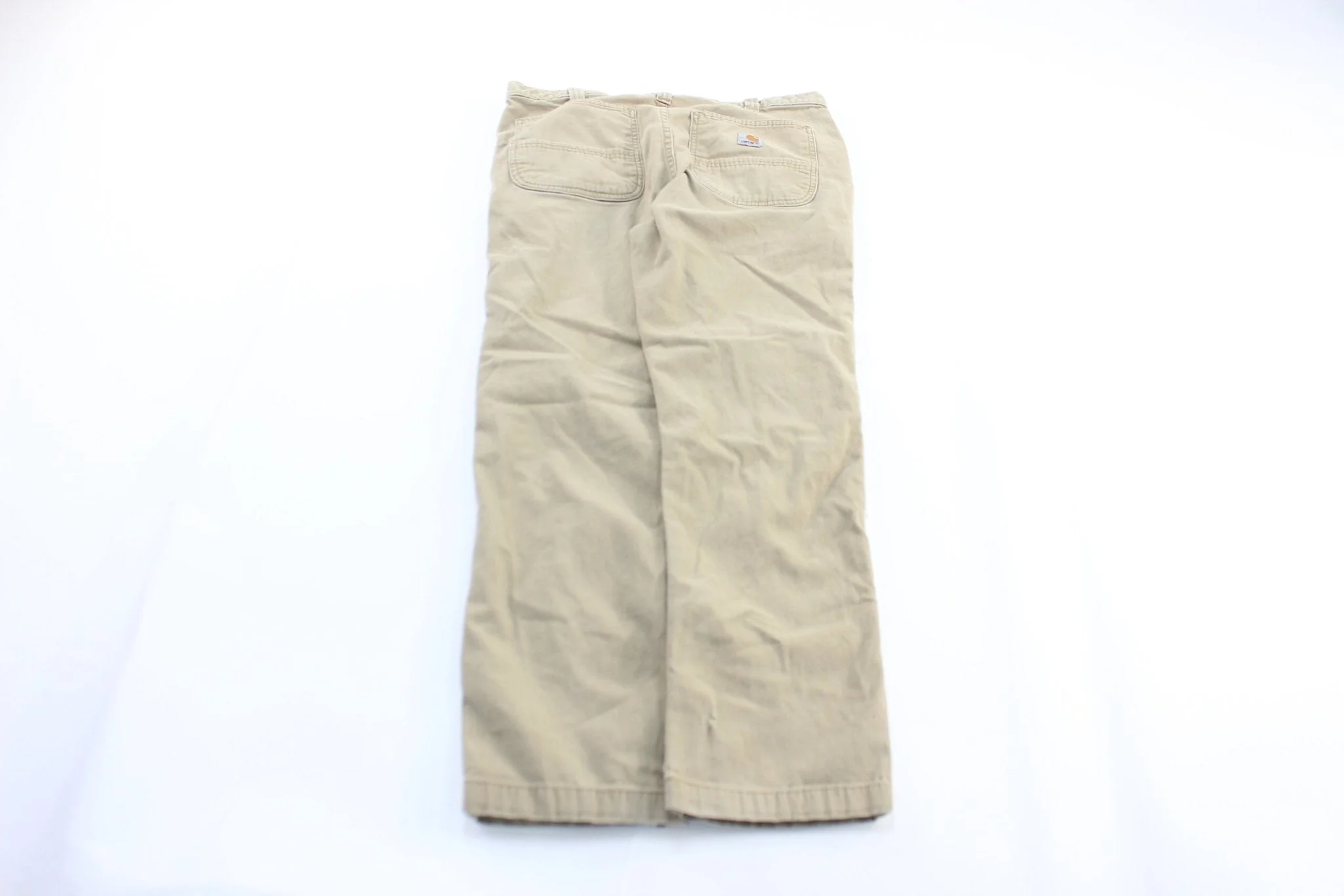 Carhartt Logo Patch Light Tan Pants - Image 2