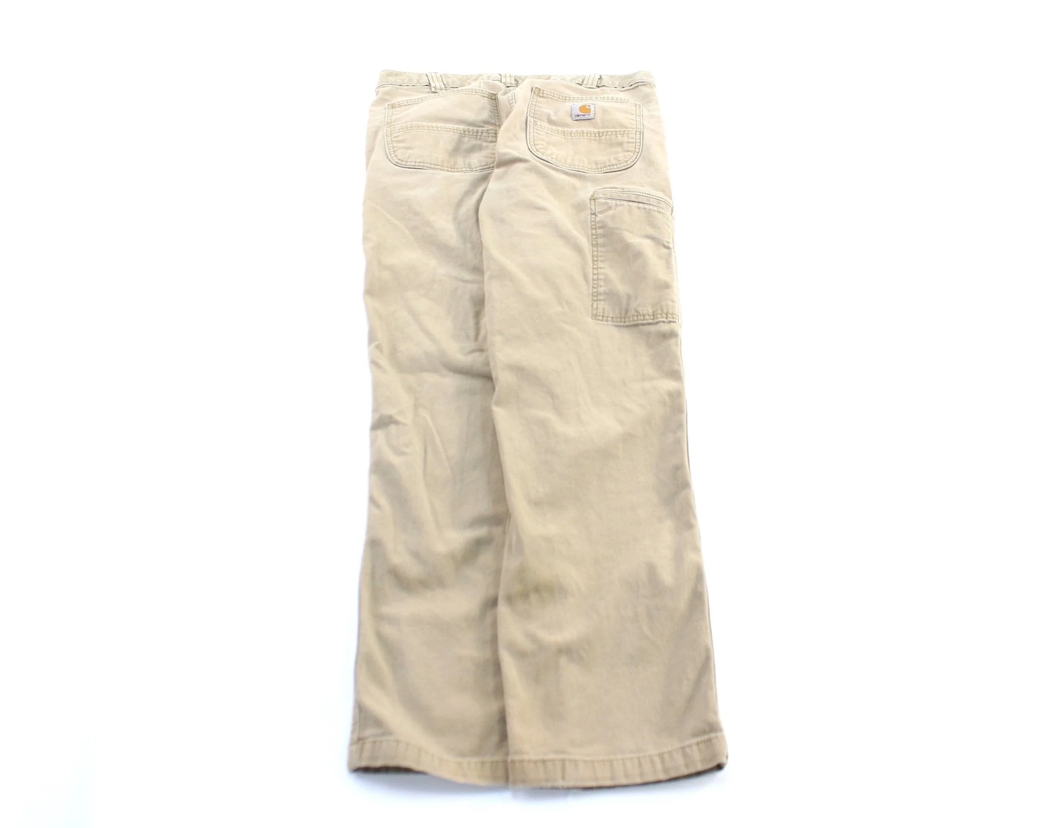 Carhartt Logo Patch Light Tan Pants - Image 2