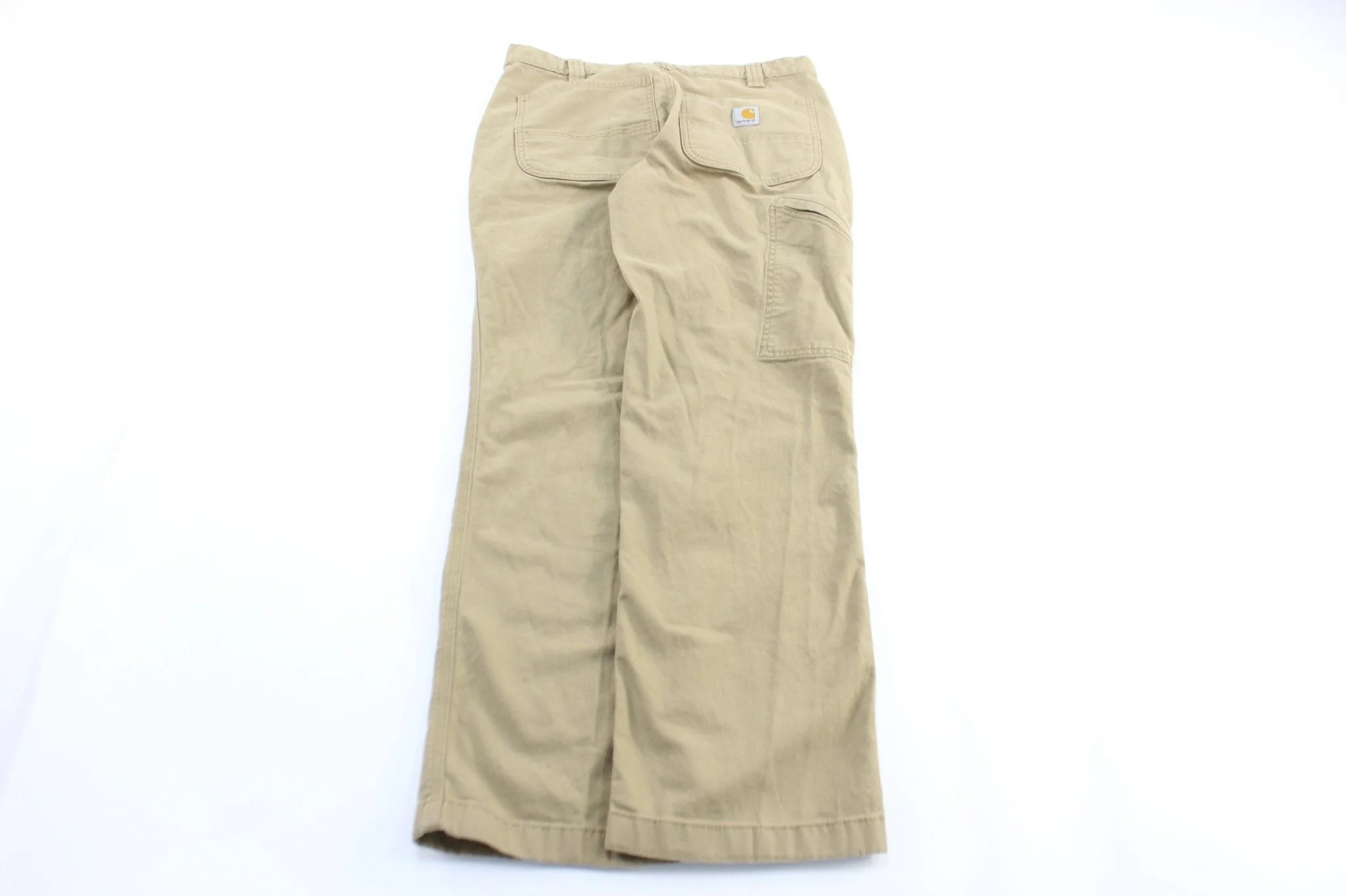 Carhartt Logo Patch Light Tan Pants - Image 2