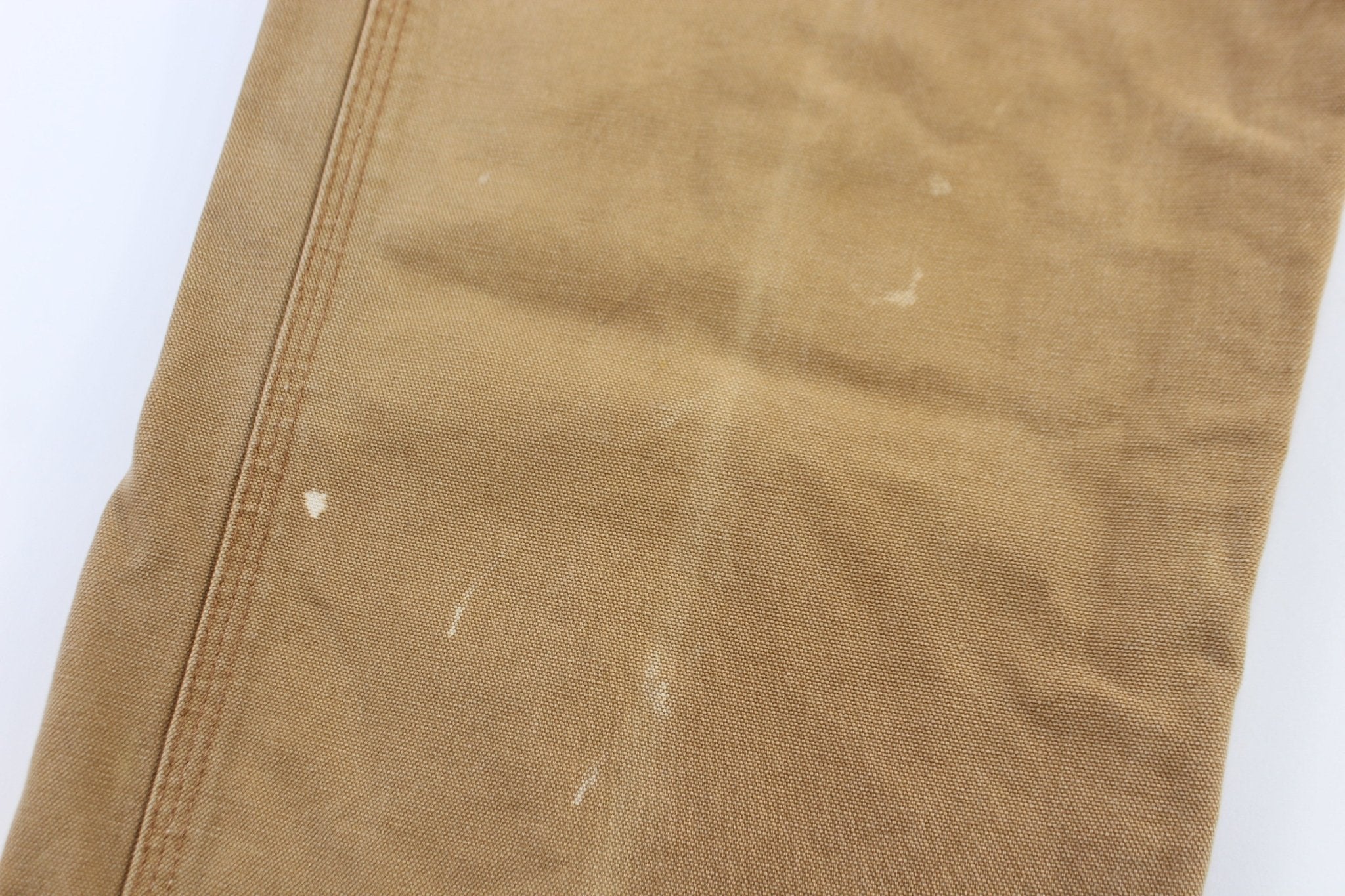 Carhartt Logo Patch Light Tan Pants - Image 3