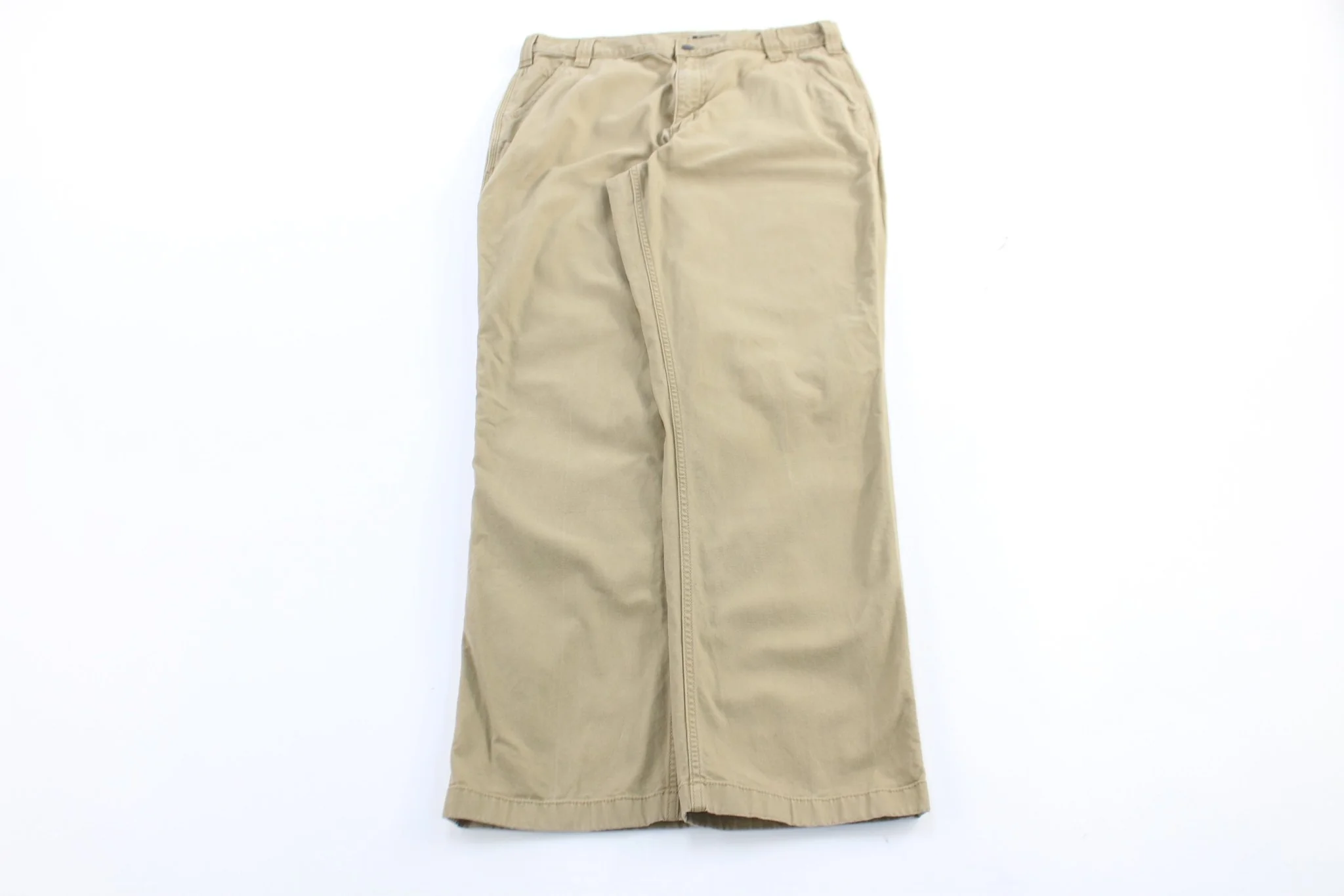 Carhartt Logo Patch Light Tan Relaxed Fit Pants