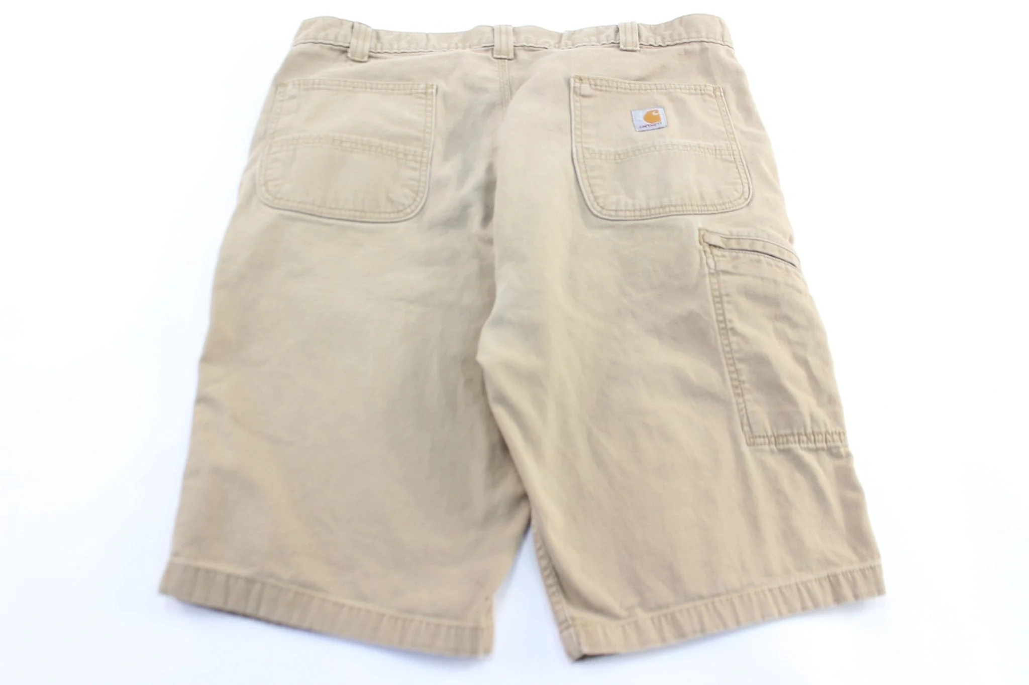 Carhartt Logo Patch Light Tan Shorts - Image 2