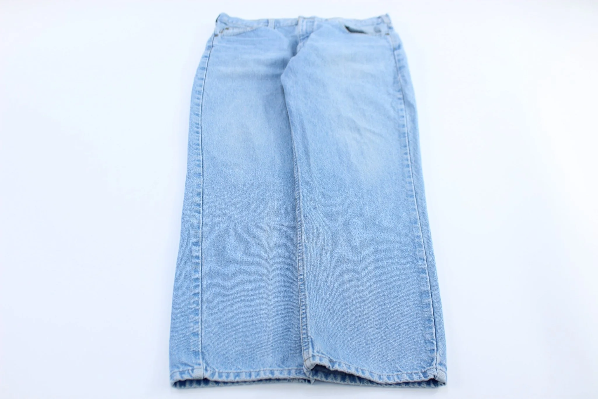 Carhartt Logo Patch Light Wash Denim Jeans