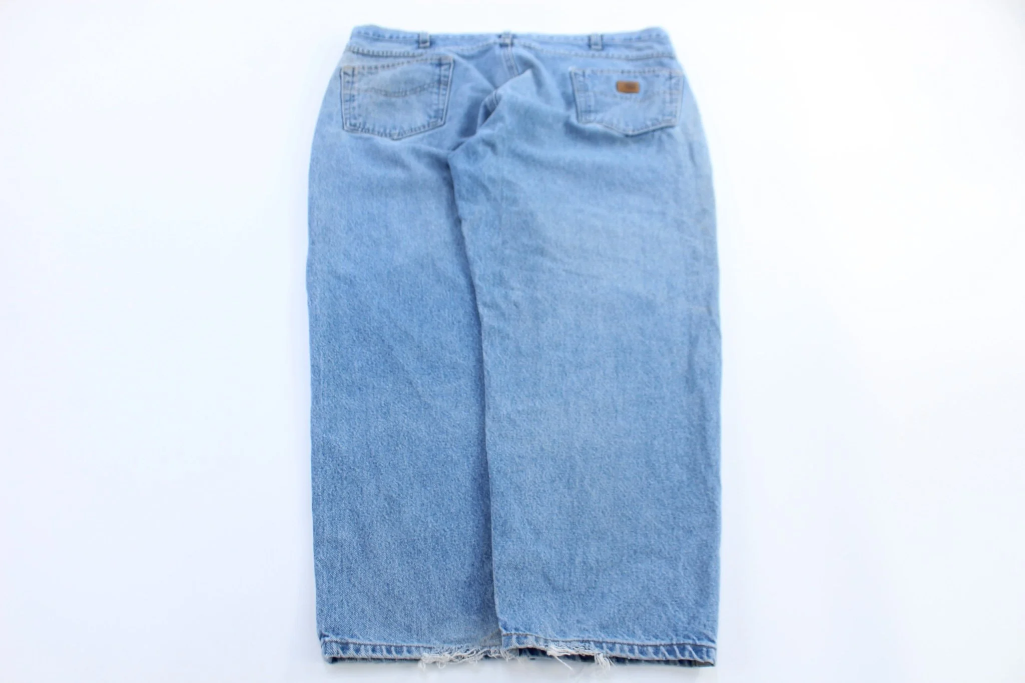 Carhartt Logo Patch Light Wash Denim Jeans