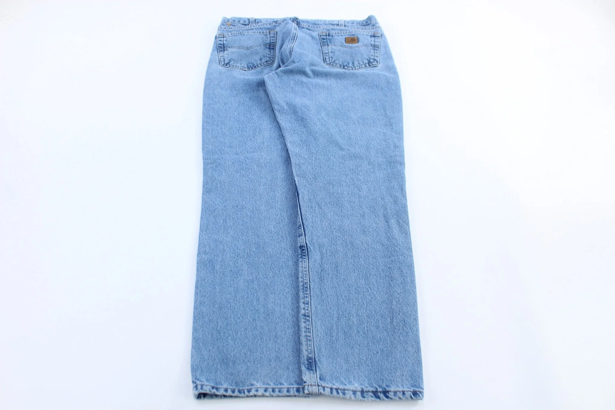 Carhartt Logo Patch Light Wash Denim Jeans - Image 2