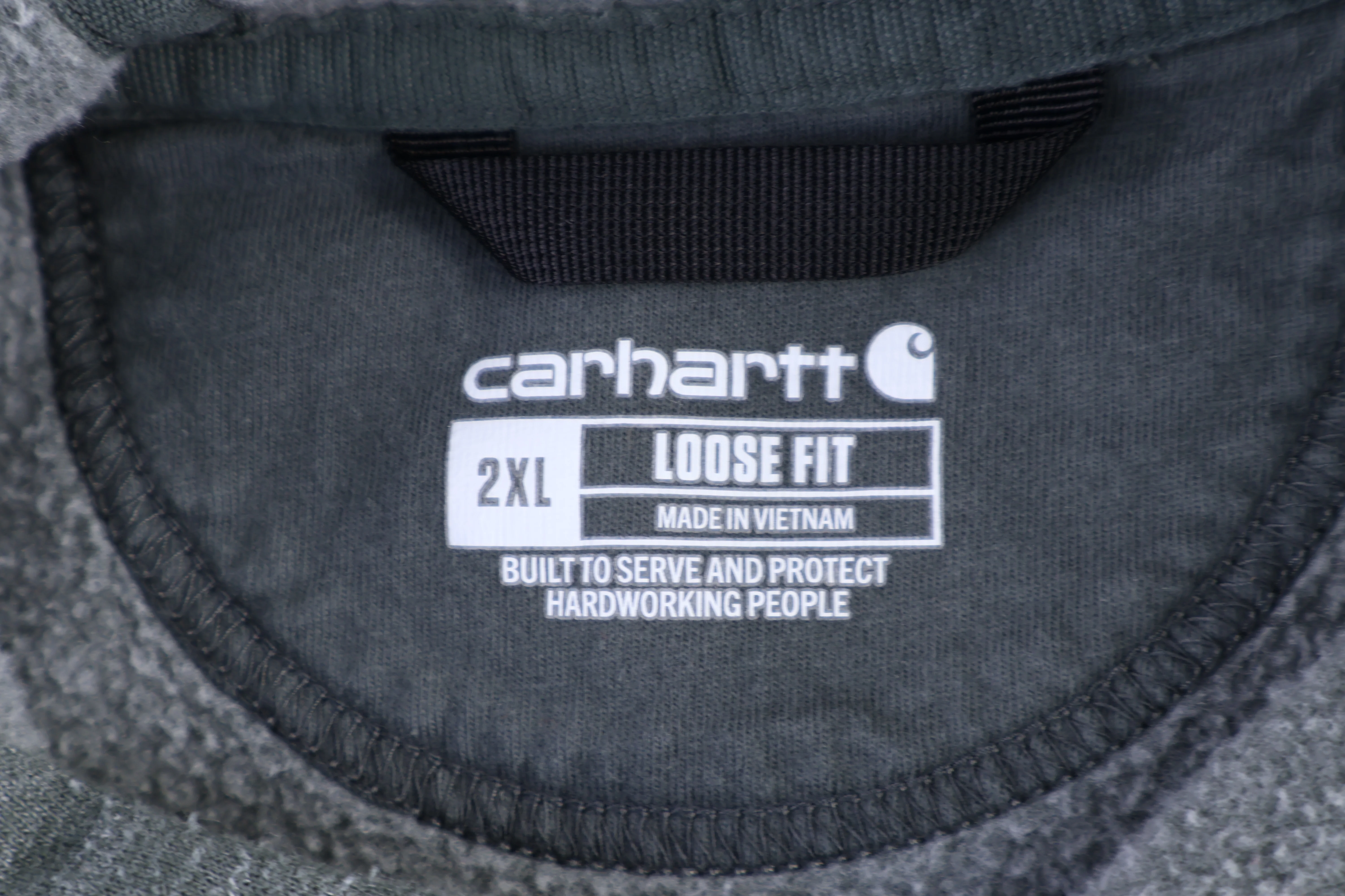 Carhartt Logo Patch Loose Fit Pullover Hoodie - Image 3