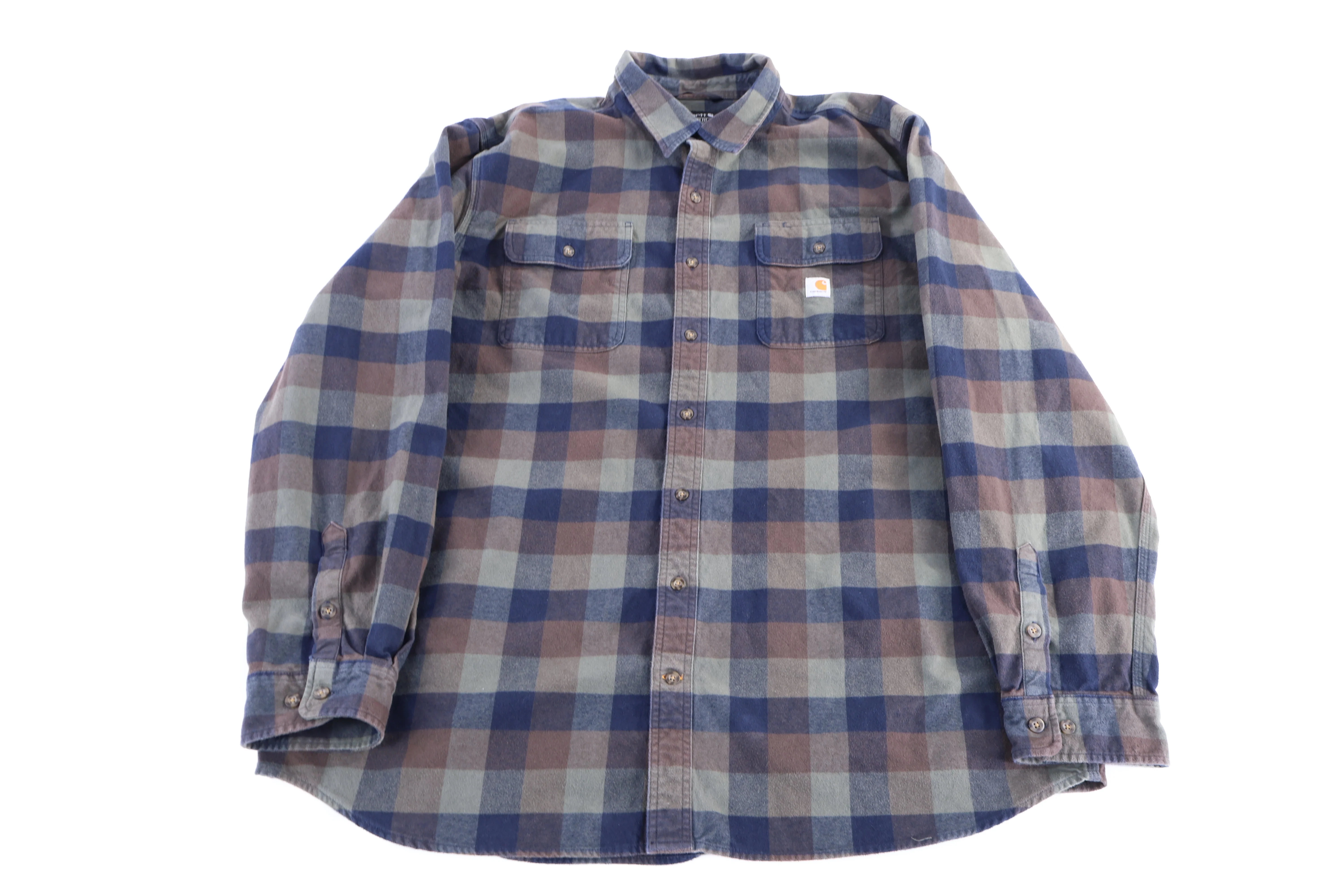 Carhartt Flannel Multicolor Plaid LS Button Down