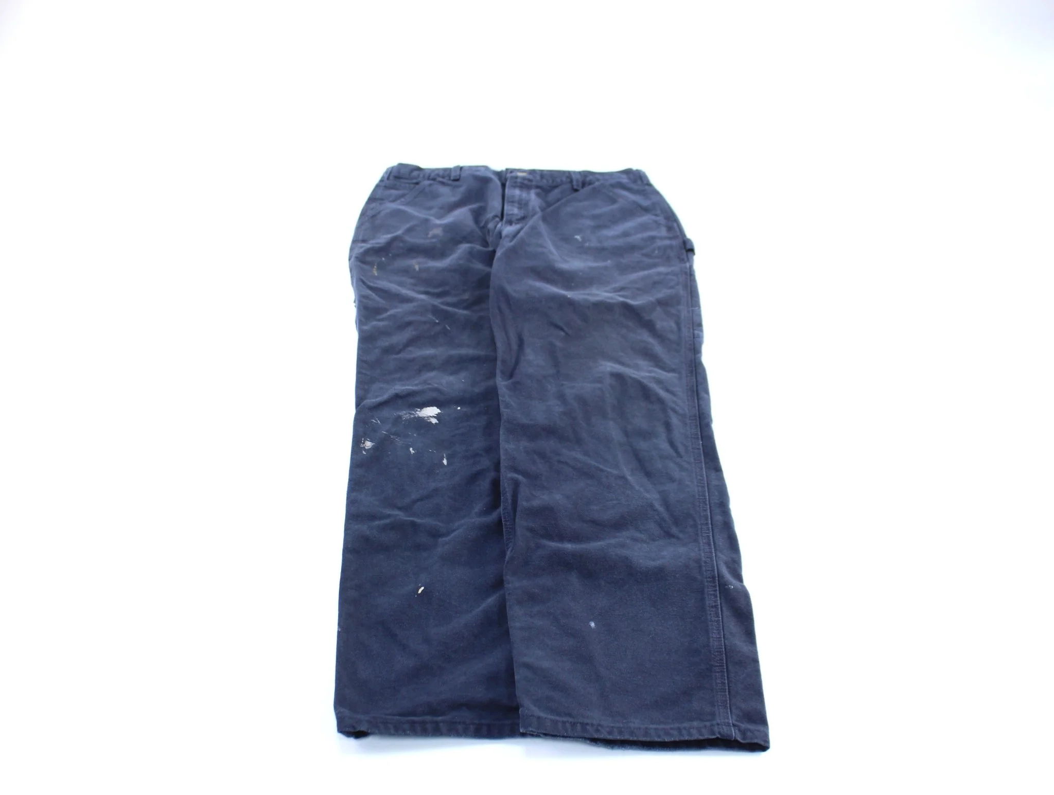 Carhartt Logo Patch Navy Blue Carpenter Pants
