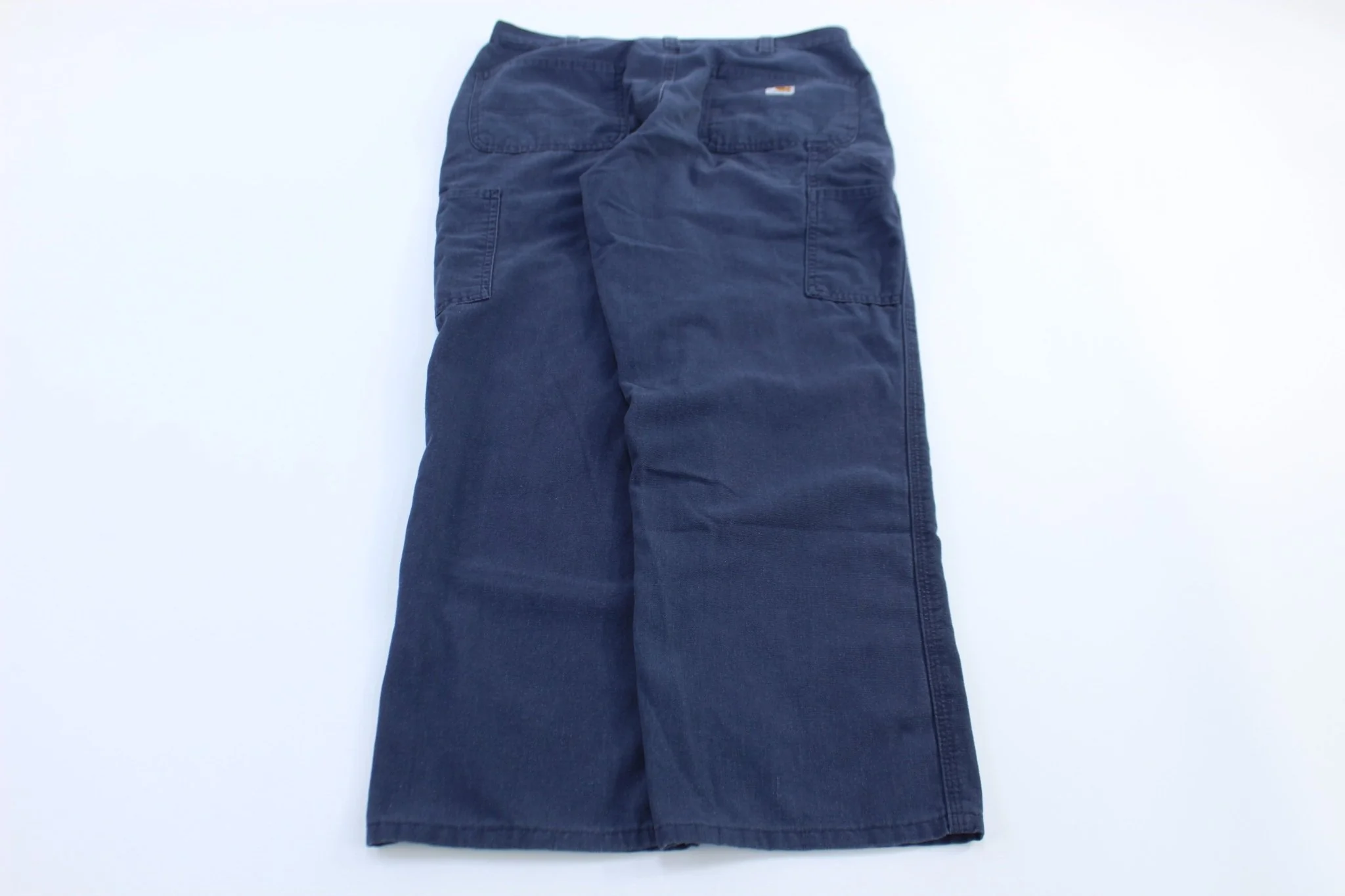 Carhartt Logo Patch Navy Blue Pants