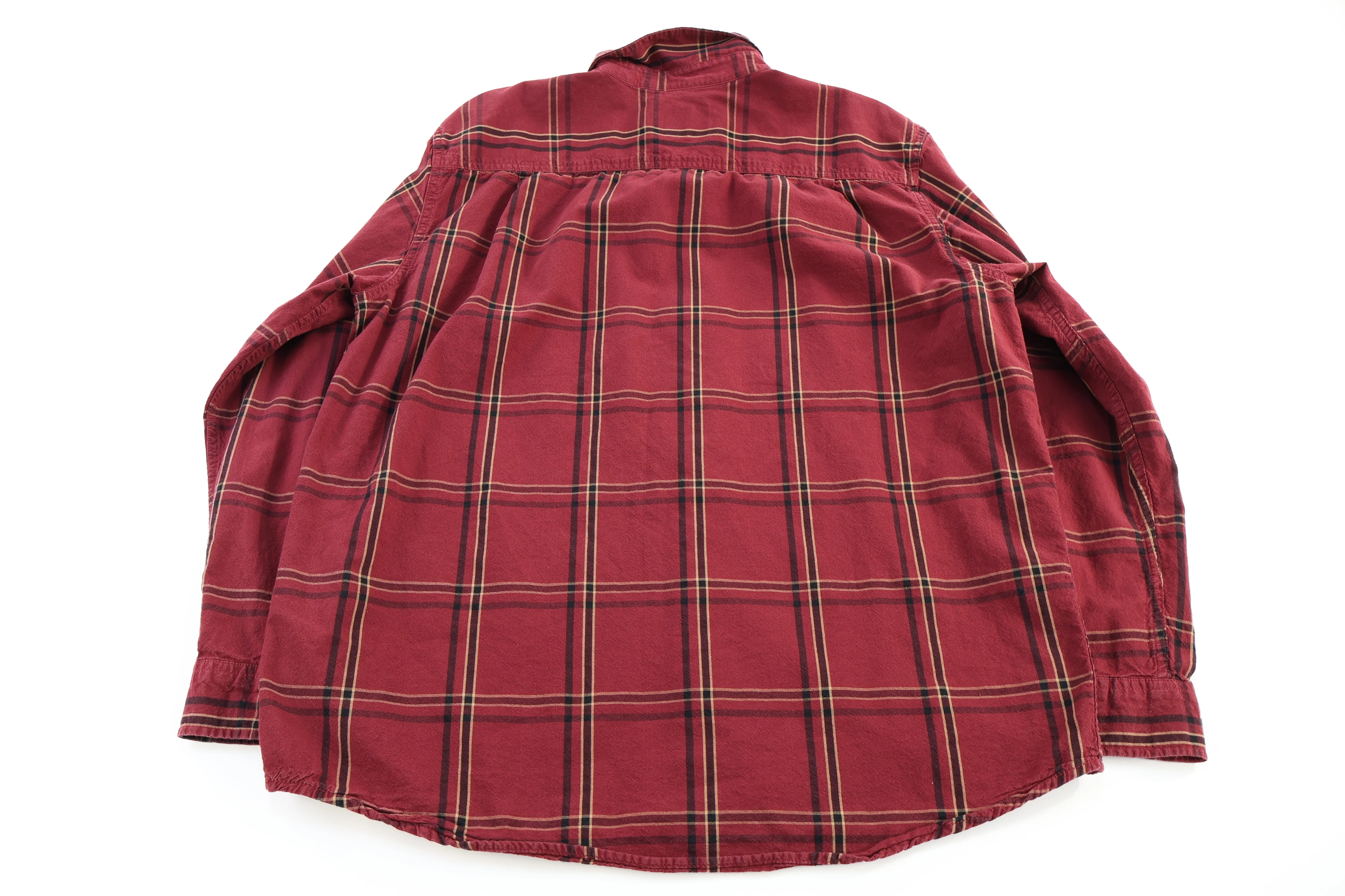 Carhartt Logo Patch Plaid Loose Fit LS Button Down - Image 2