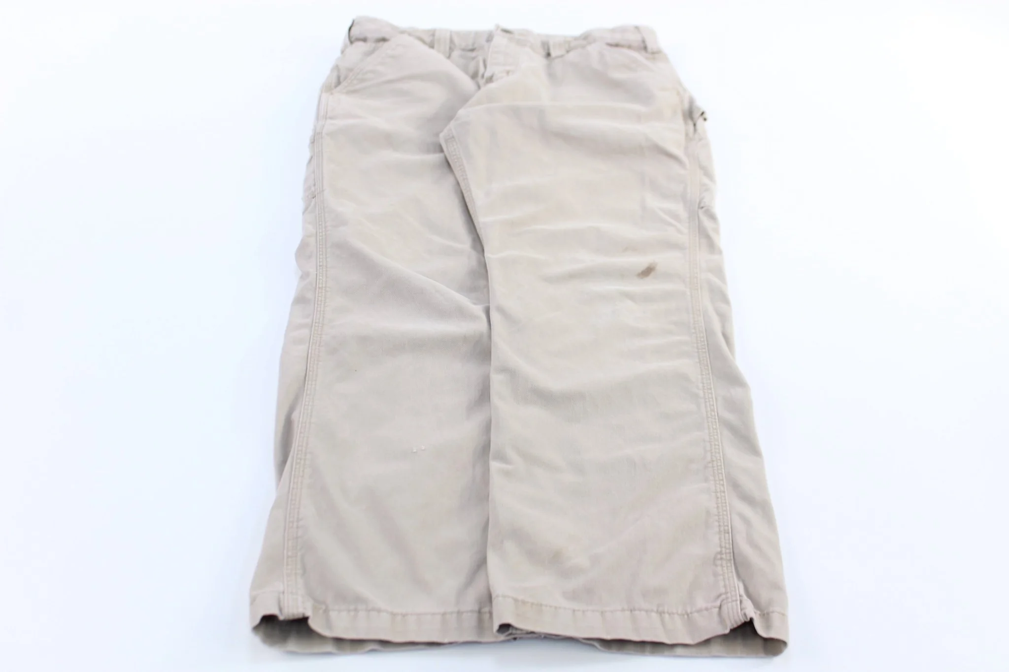 Carhartt Logo Patch Relaxed Fit Field Khaki Pants