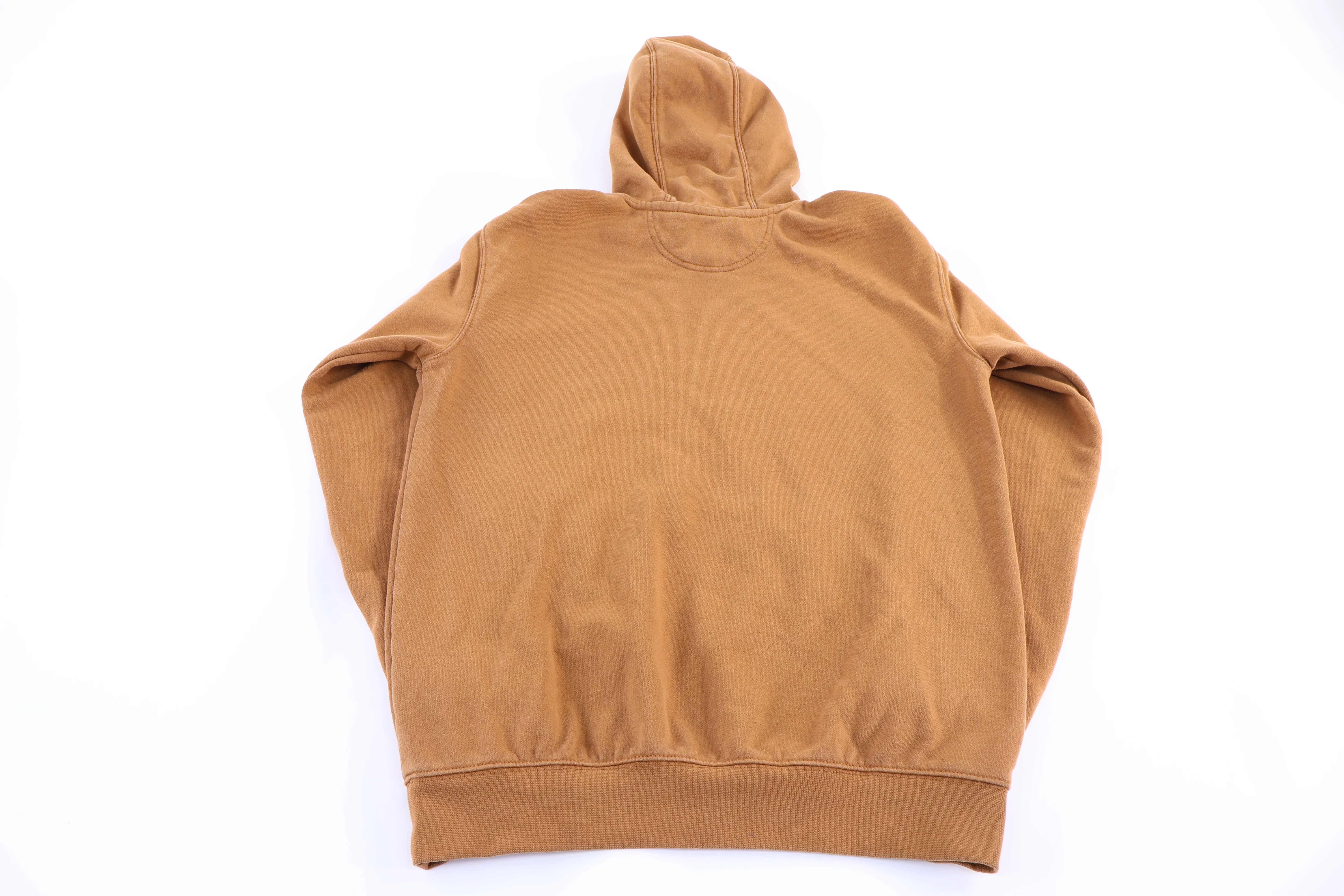 Carhartt Logo Patch Rust Orange Pullover Hoodie - Image 2