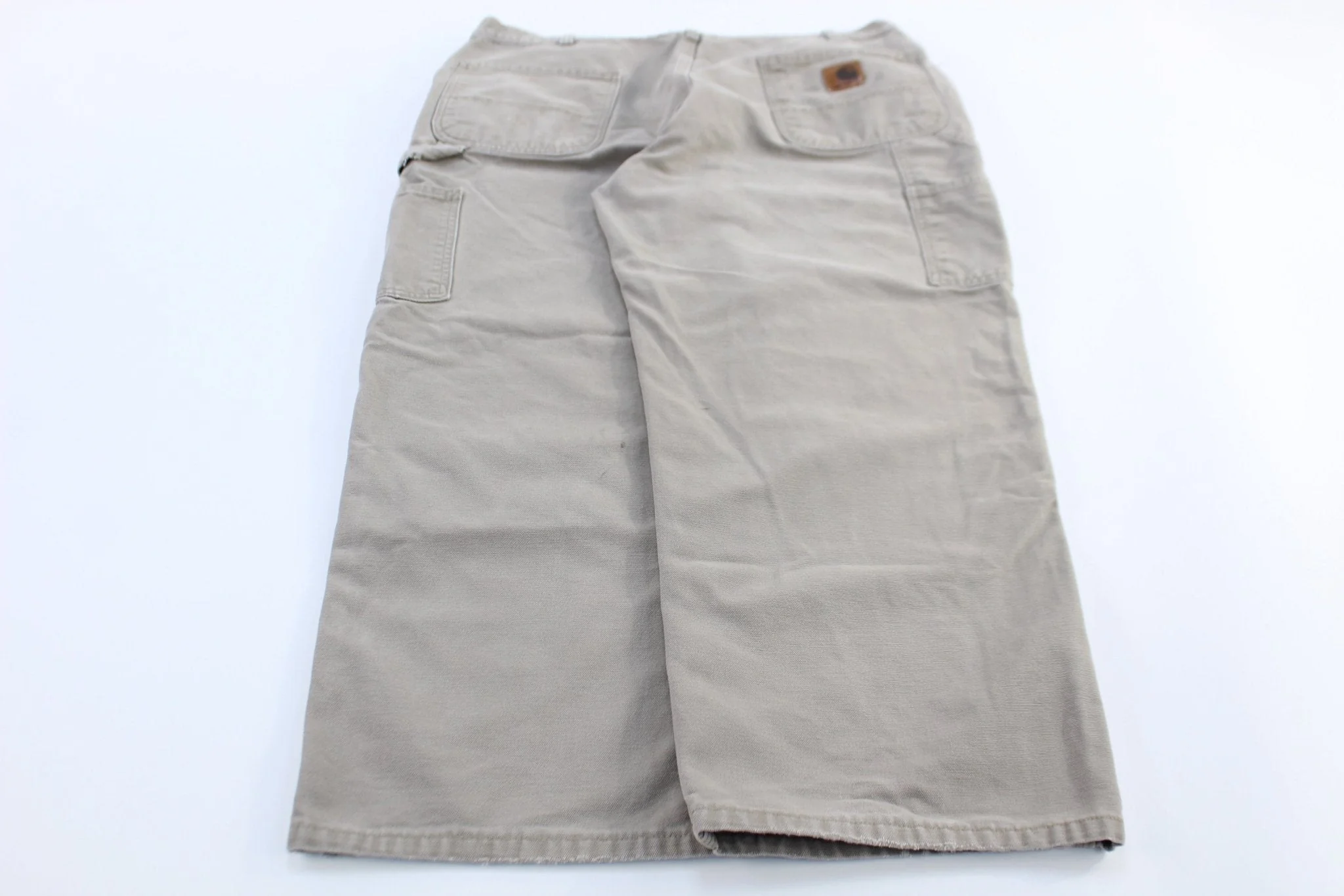 Carhartt Logo Patch Stone Carpenter Pants - Image 2