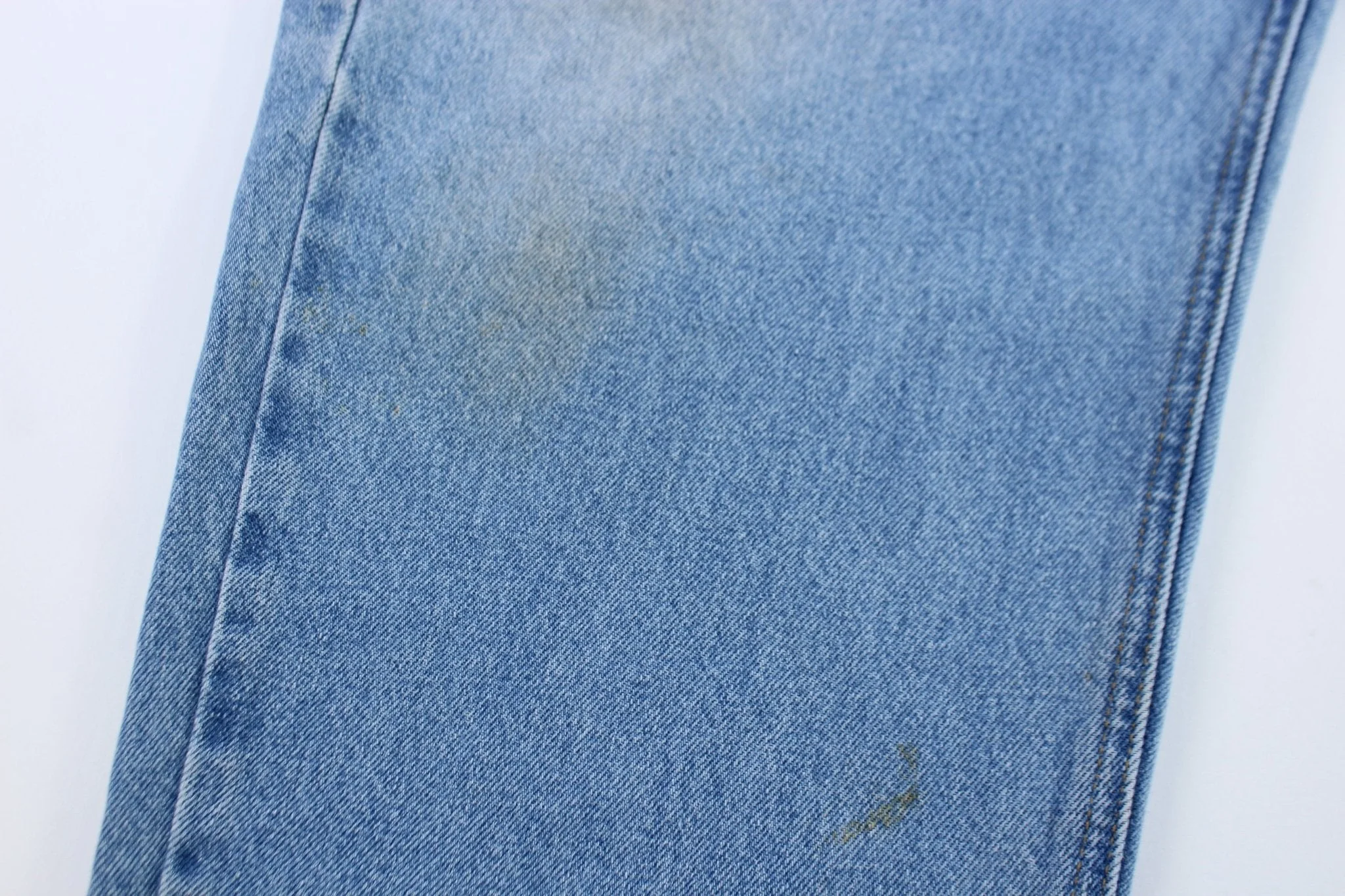 Carhartt Logo Patch Stone Wash Denim Relaxed Fit Jeans - Image 4