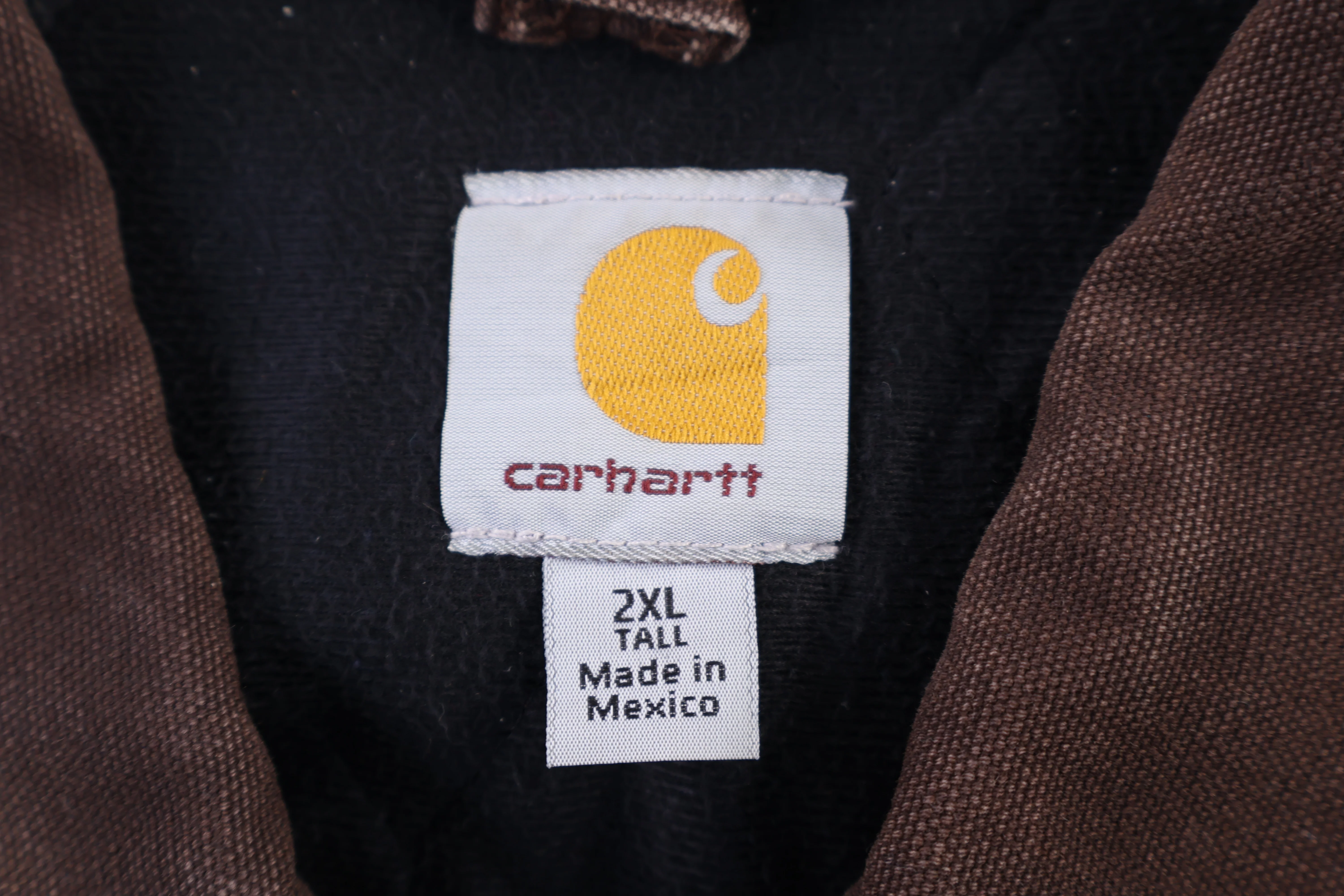 Carhartt Logo Patch Tan & Brown Santa Fe Jacket - Image 3