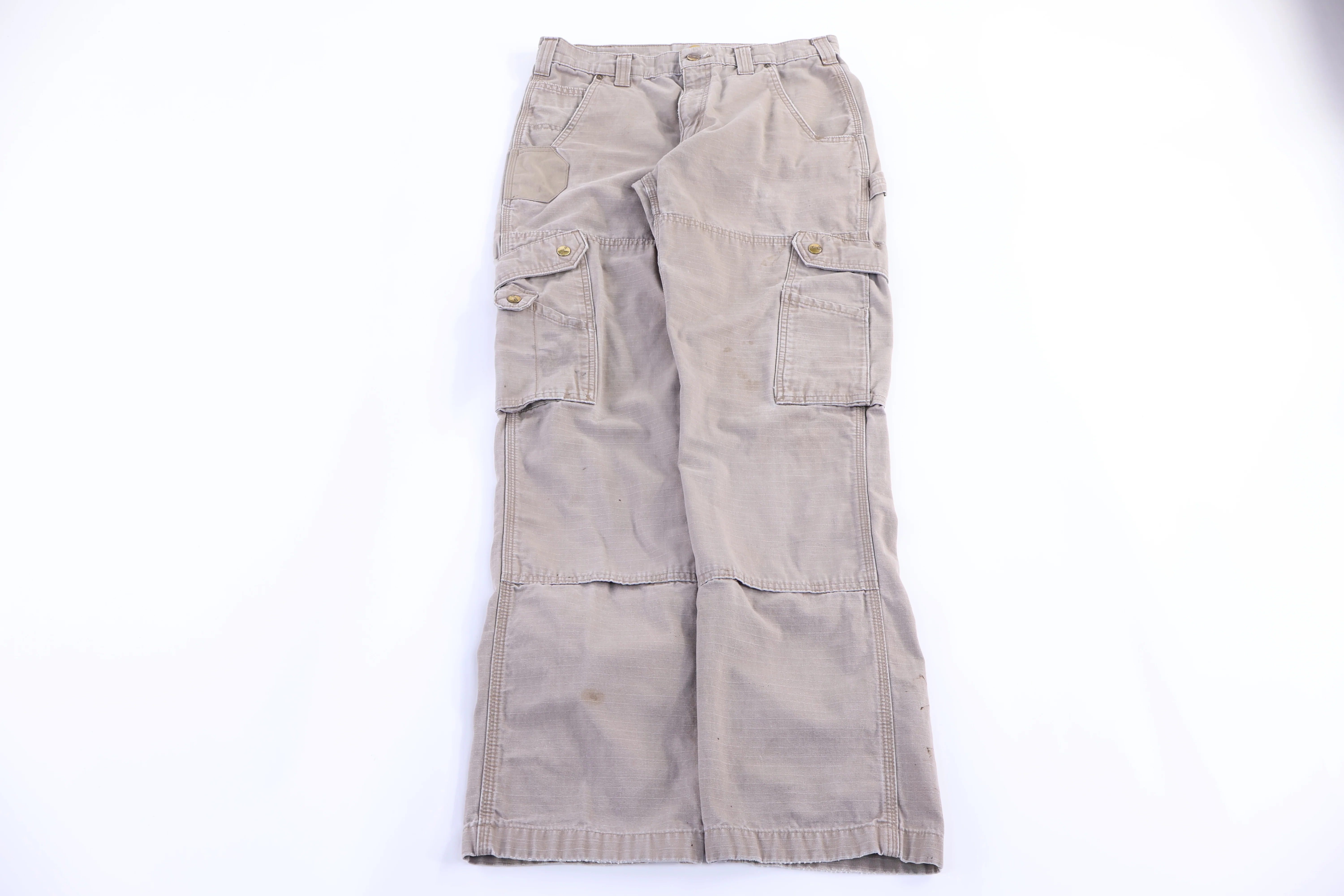 Carhartt Logo Patch Tan Cargo Pants