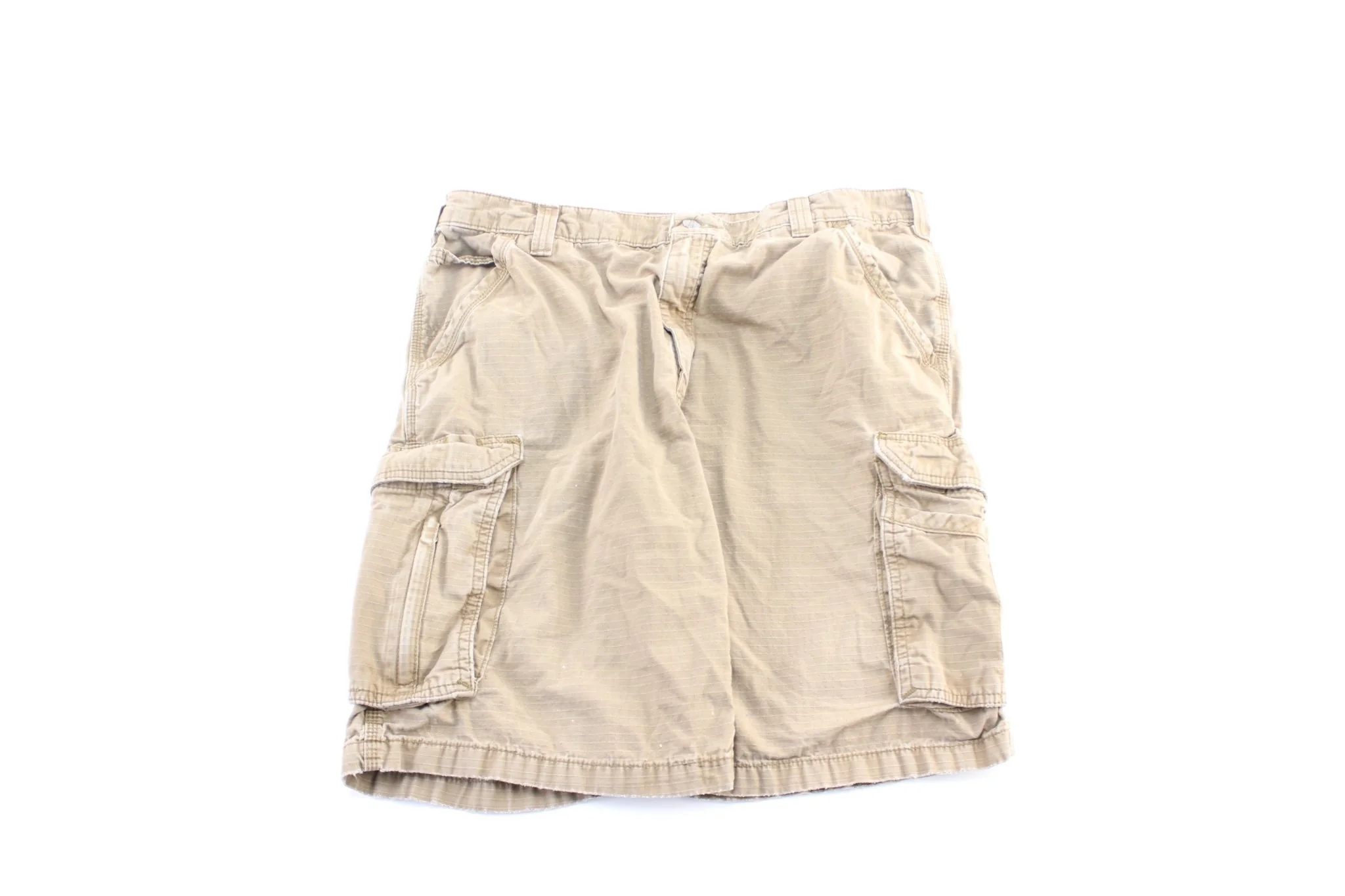Carhartt Logo Patch Tan Cargo Shorts