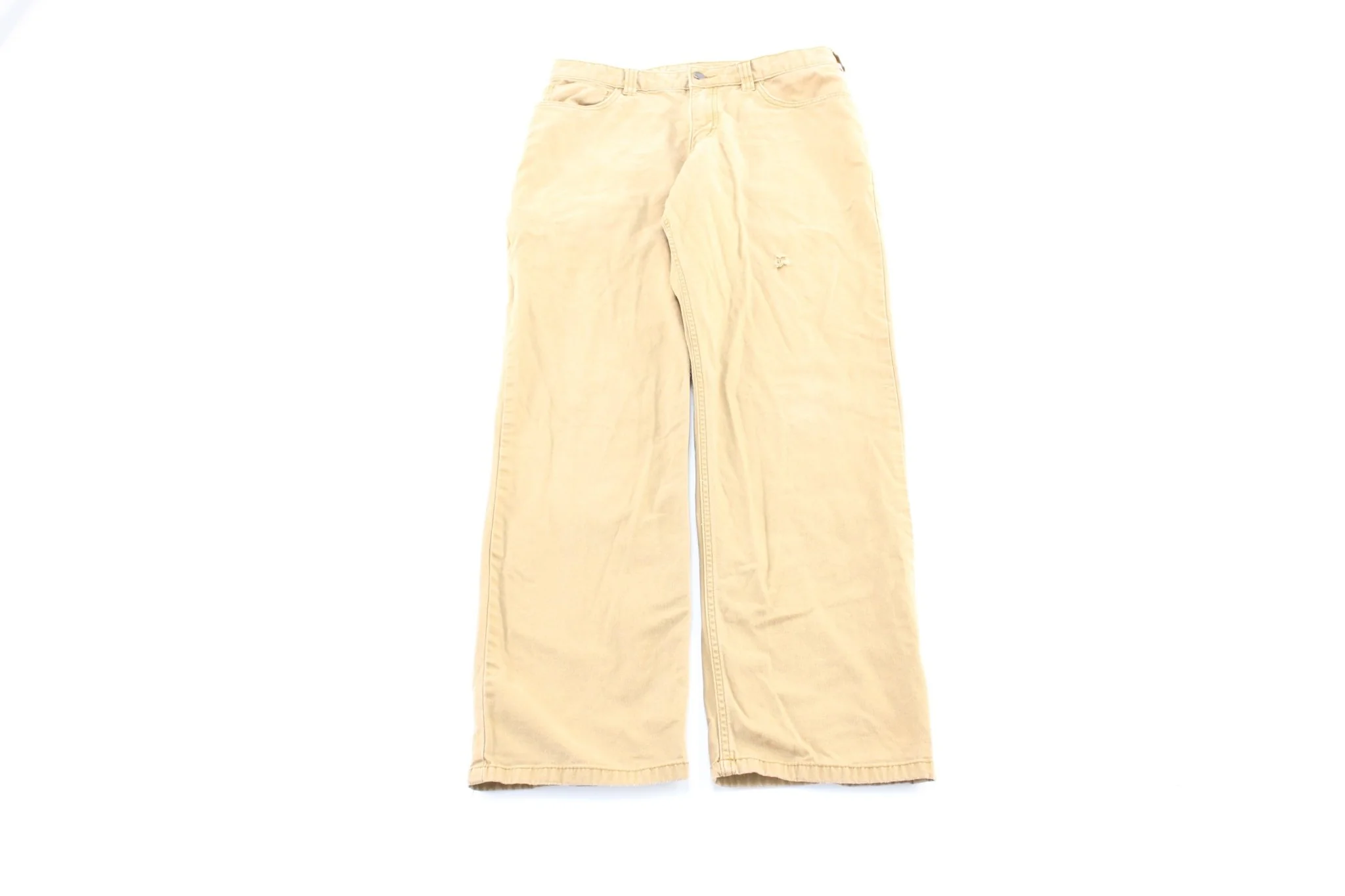 Carhartt Logo Patch Tan Carpenter Pants