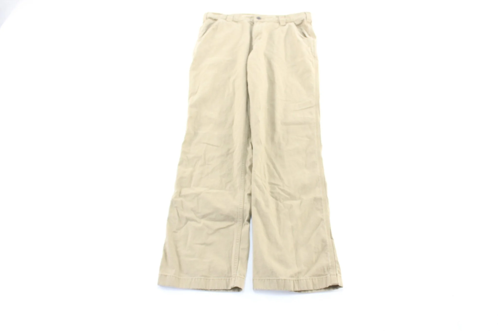 Carhartt Logo Patch Tan Carpenter Pants