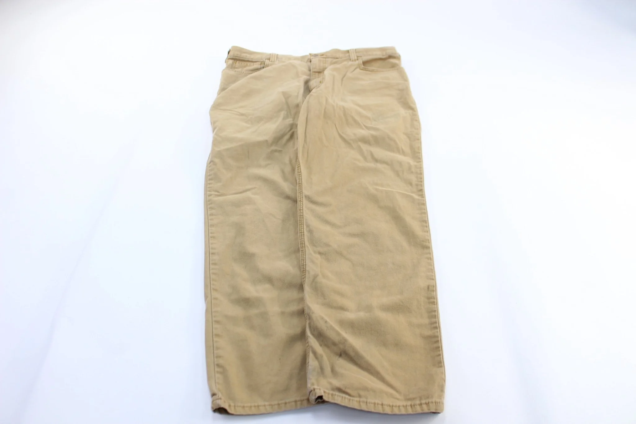 Carhartt Logo Patch Tan Carpenter Pants