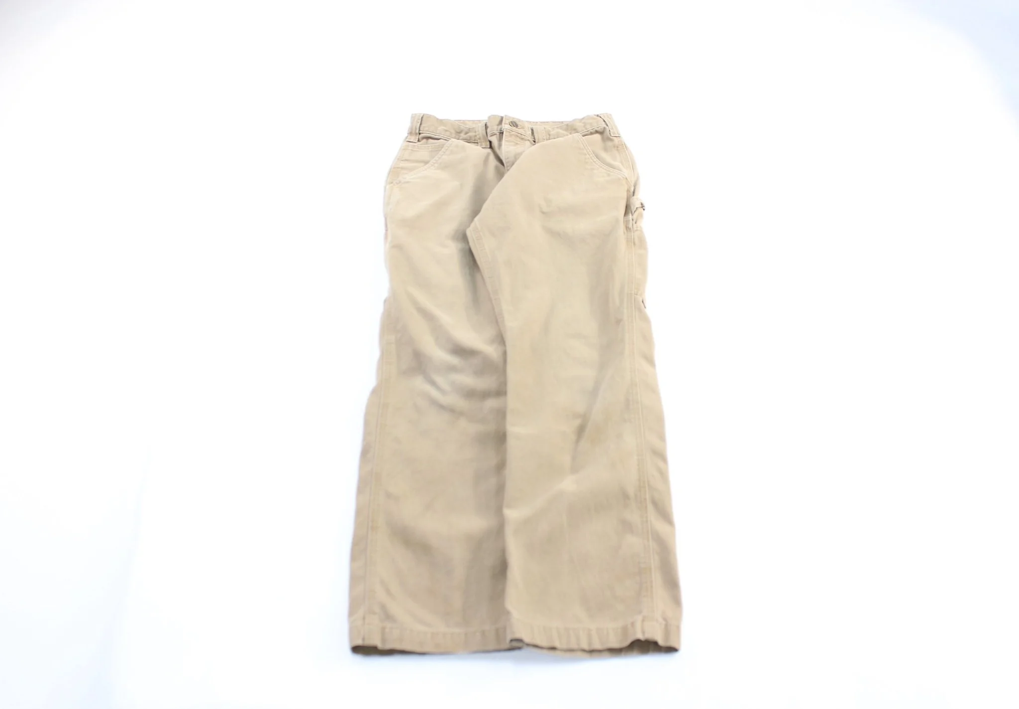 Carhartt Logo Patch Tan Carpenter Pants