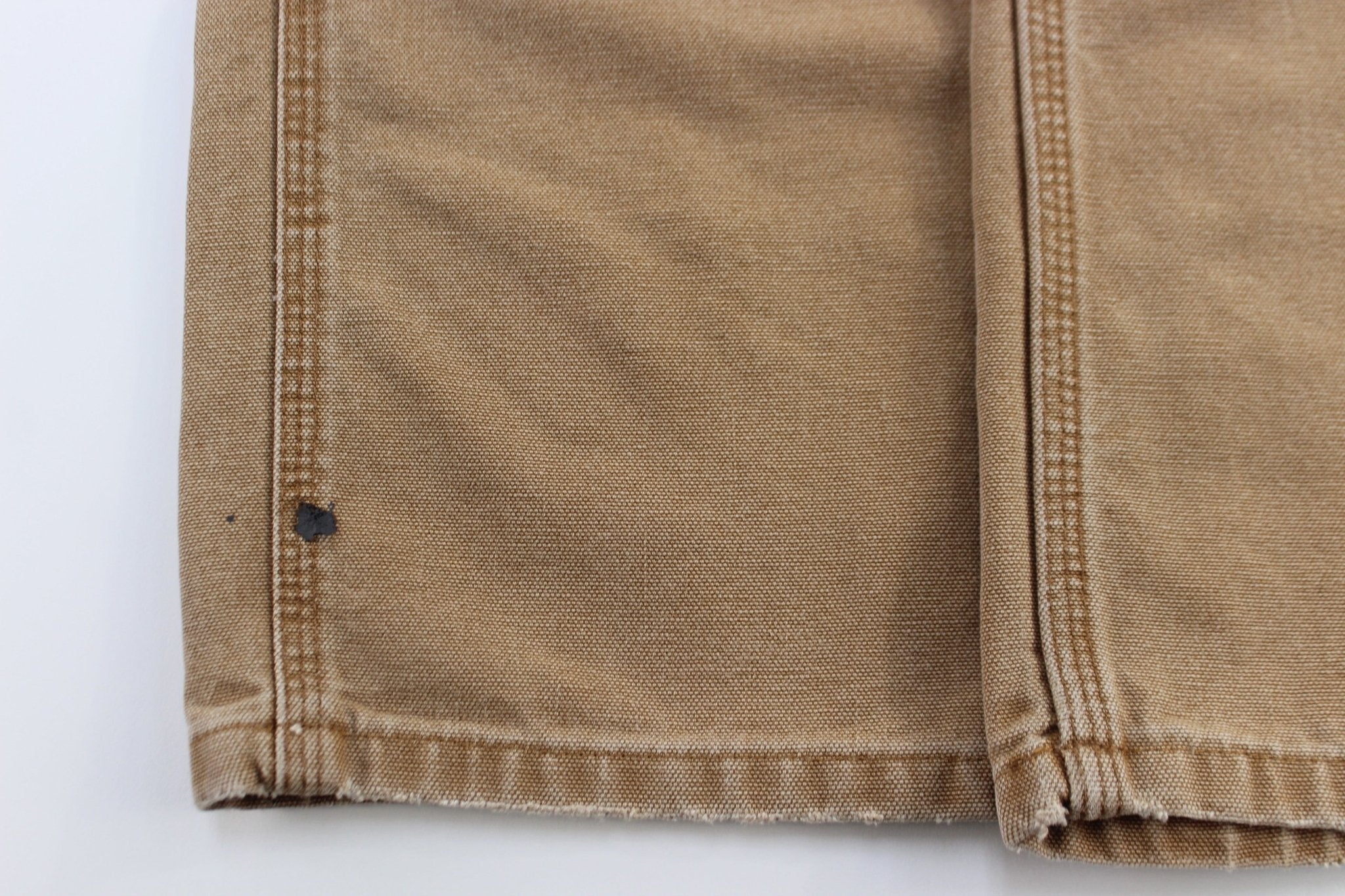 Carhartt Logo Patch Tan Carpenter Pants - Image 4