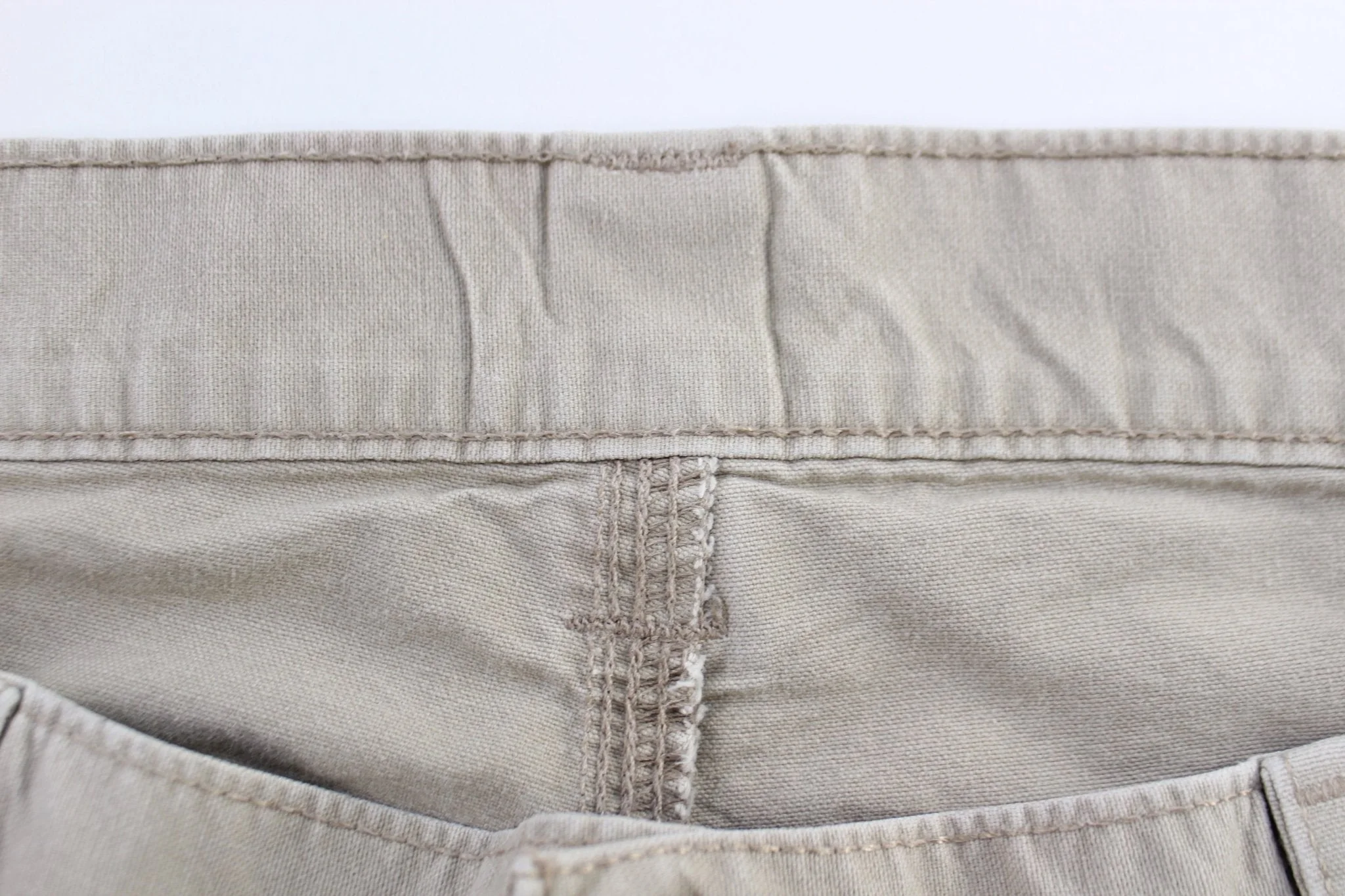 Carhartt Logo Patch Tan Carpenter Pants - Image 4