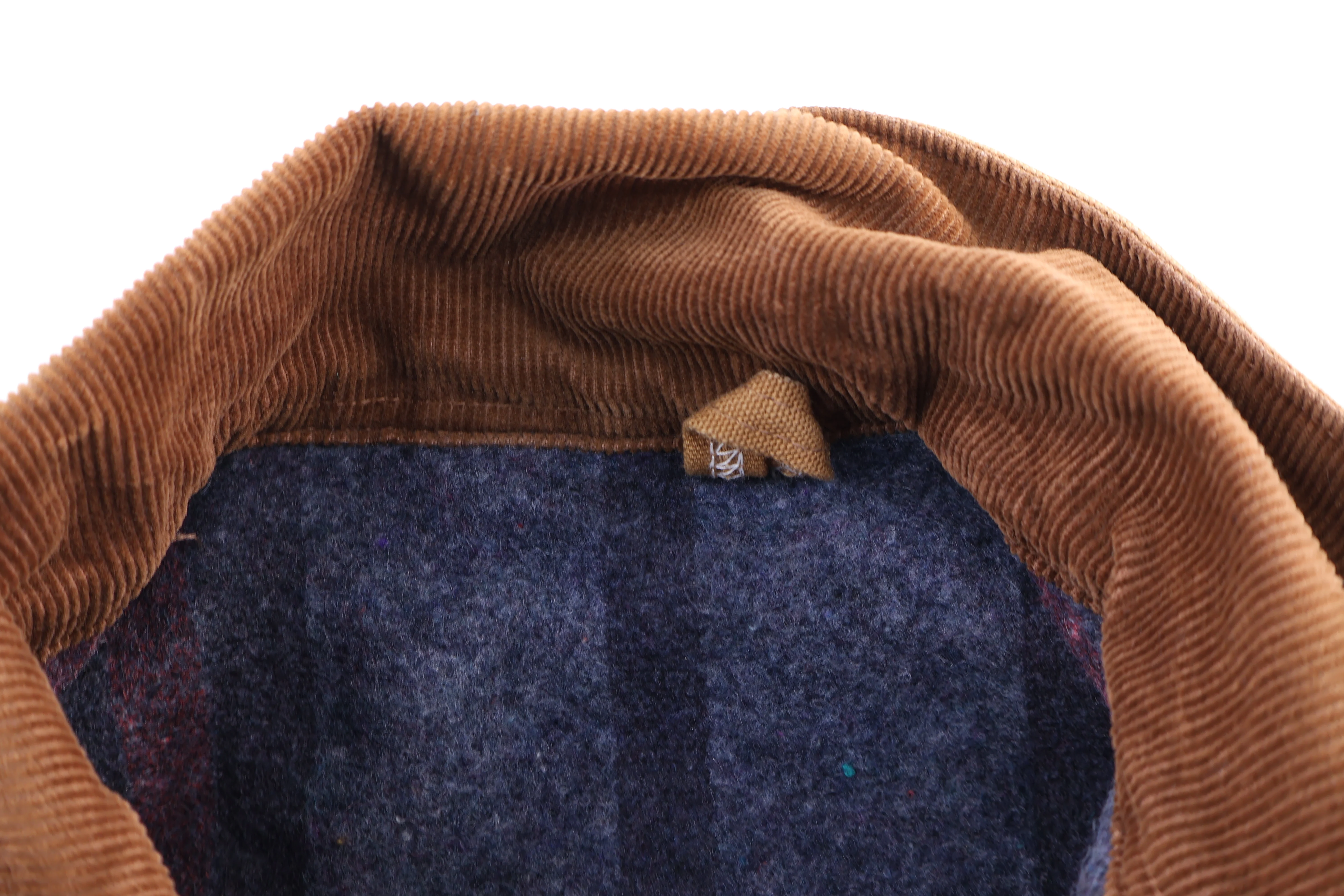 Carhartt Logo Patch Tan Chore Jacket - Image 3