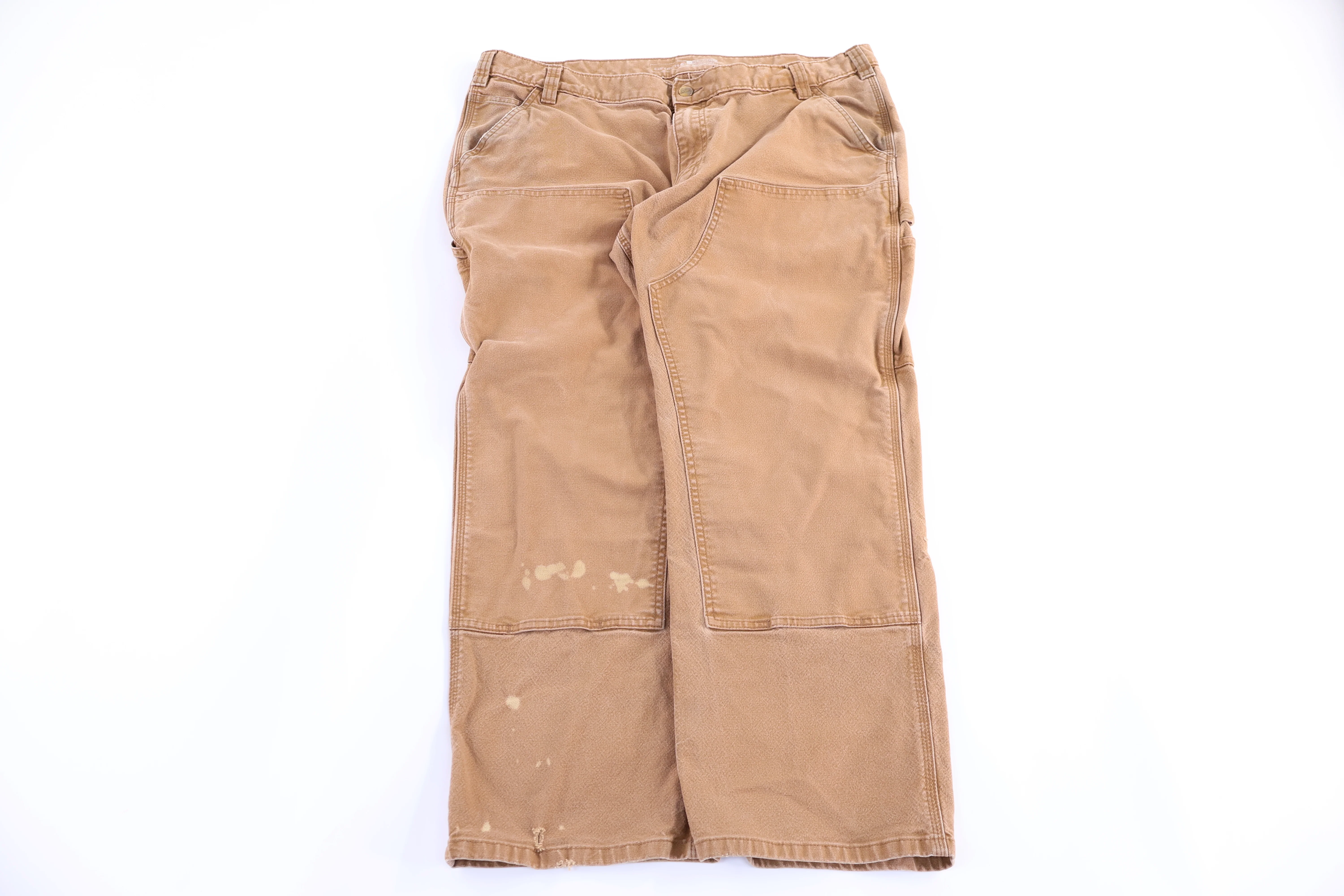 Carhartt Logo Patch Tan Double Knee Pants