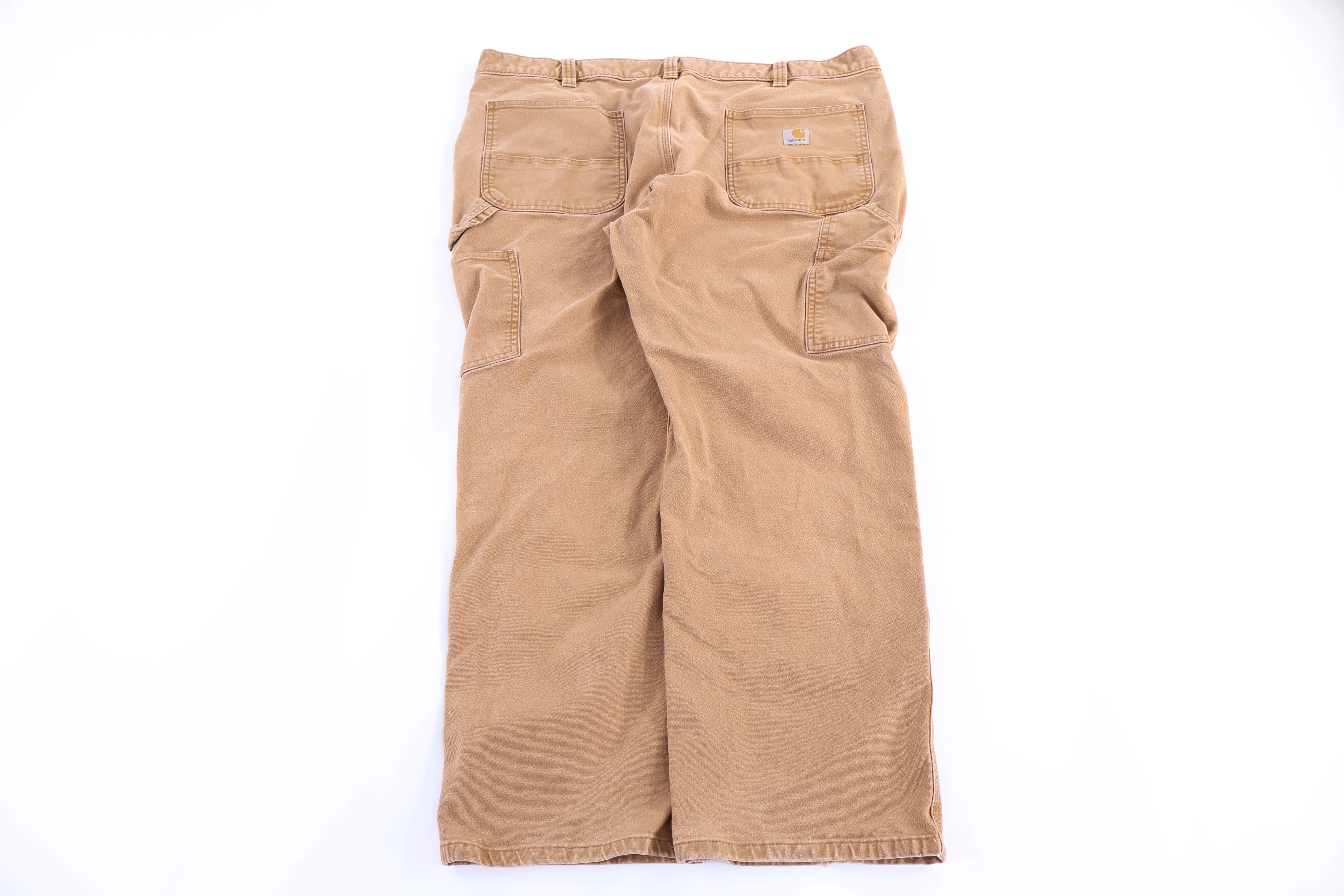 Carhartt Logo Patch Tan Double Knee Pants - Image 2