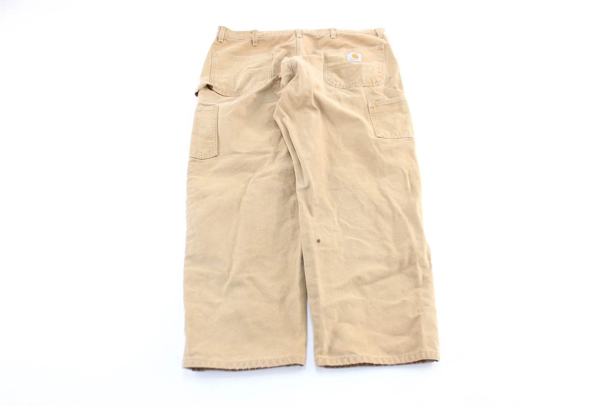 Carhartt Logo Patch Tan DoubleKnee Workear Pants - Image 2