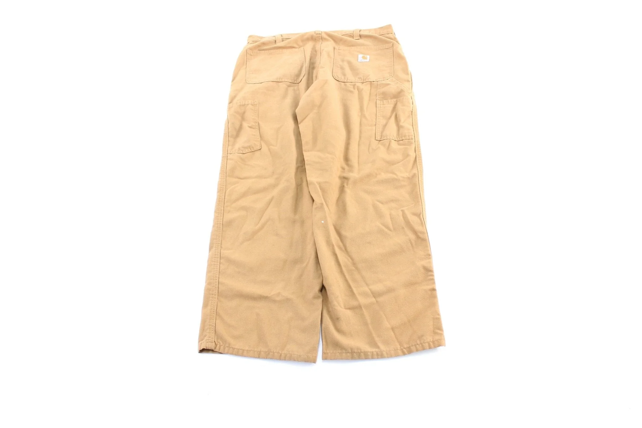 Carhartt Logo Patch Tan Dungaree Fit Pants - Image 2