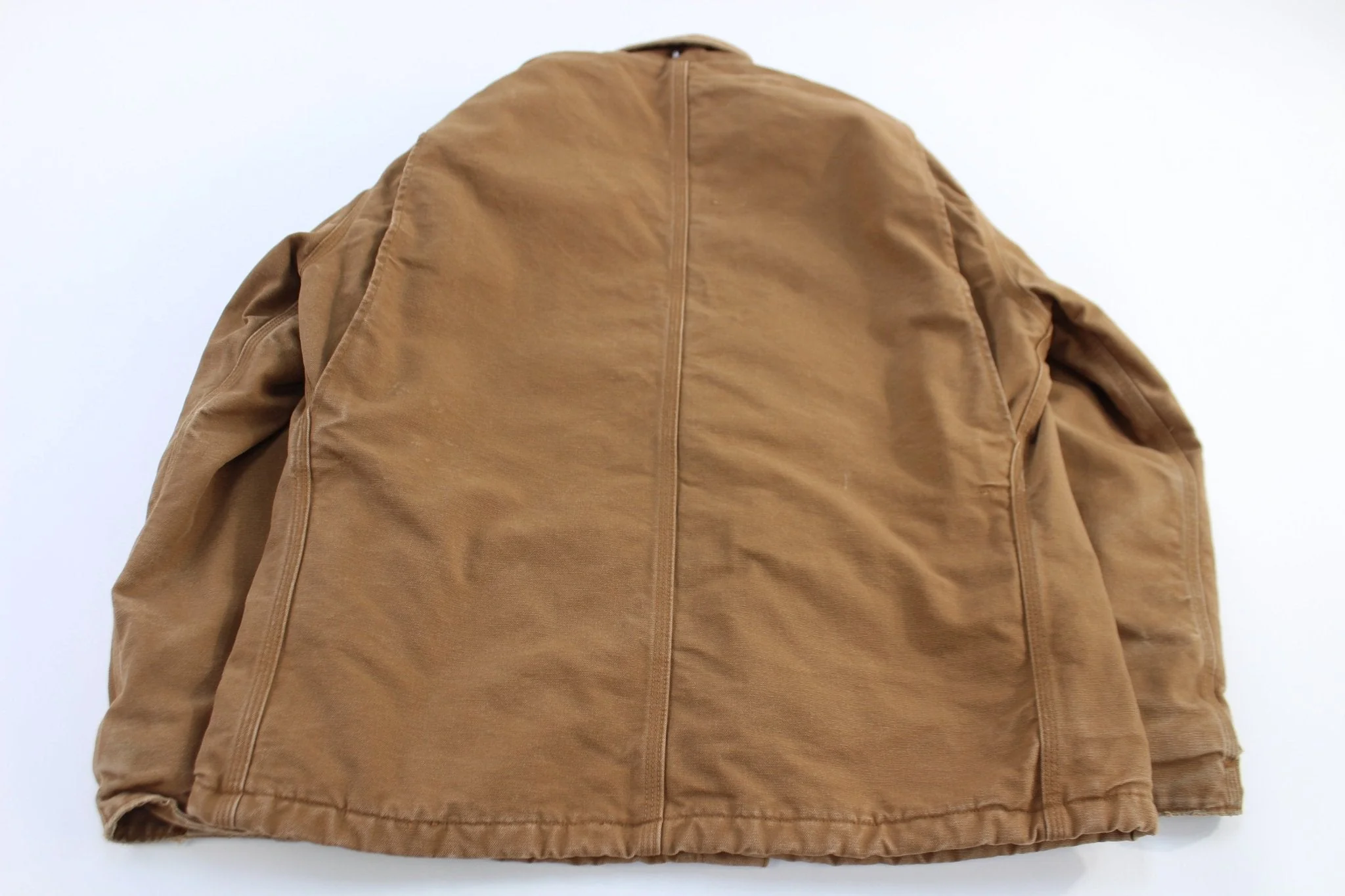 Carhartt Logo Patch Tan Full Zip Jacket - Image 2