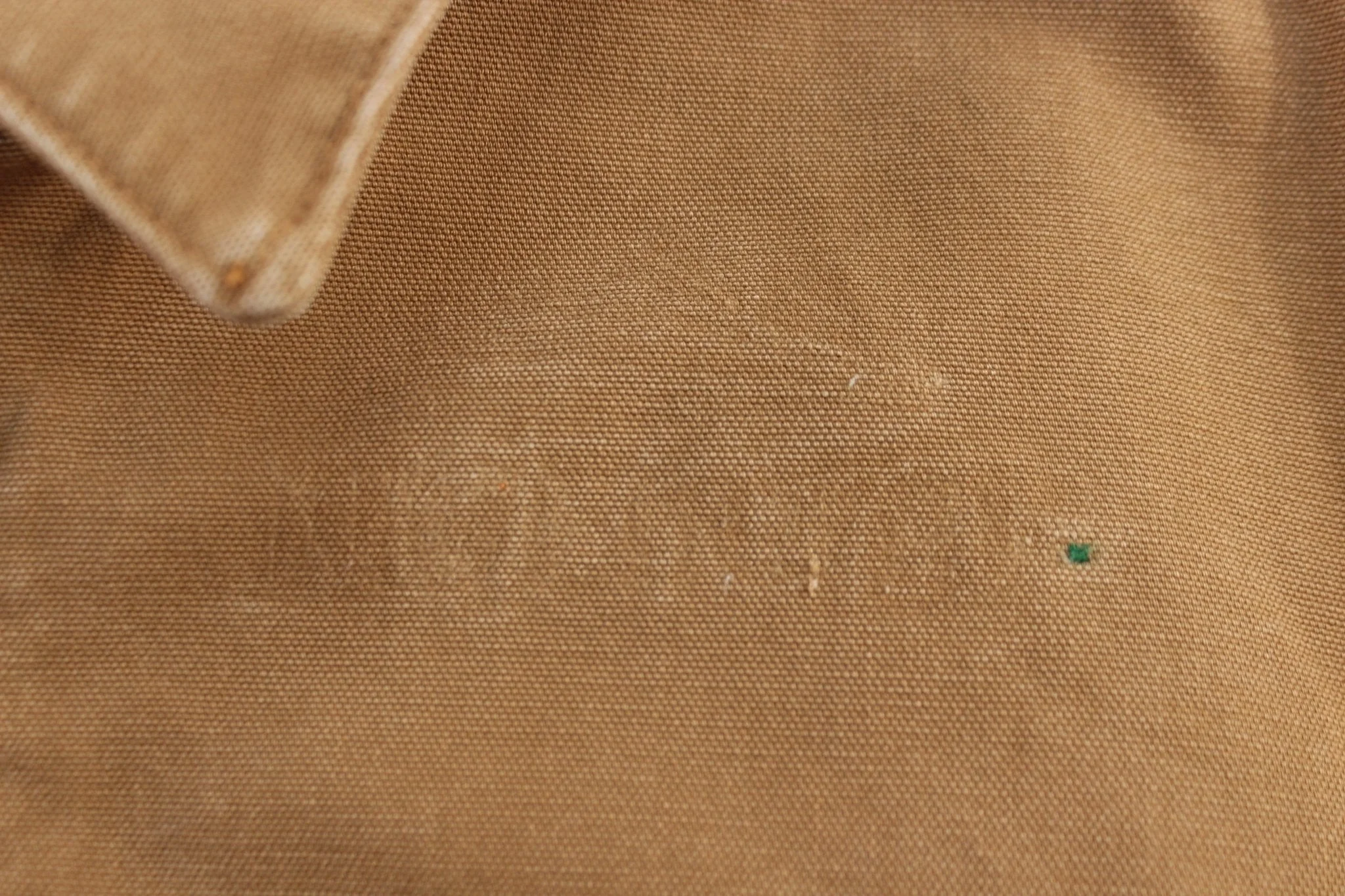Carhartt Logo Patch Tan Full Zip Jacket - Image 3