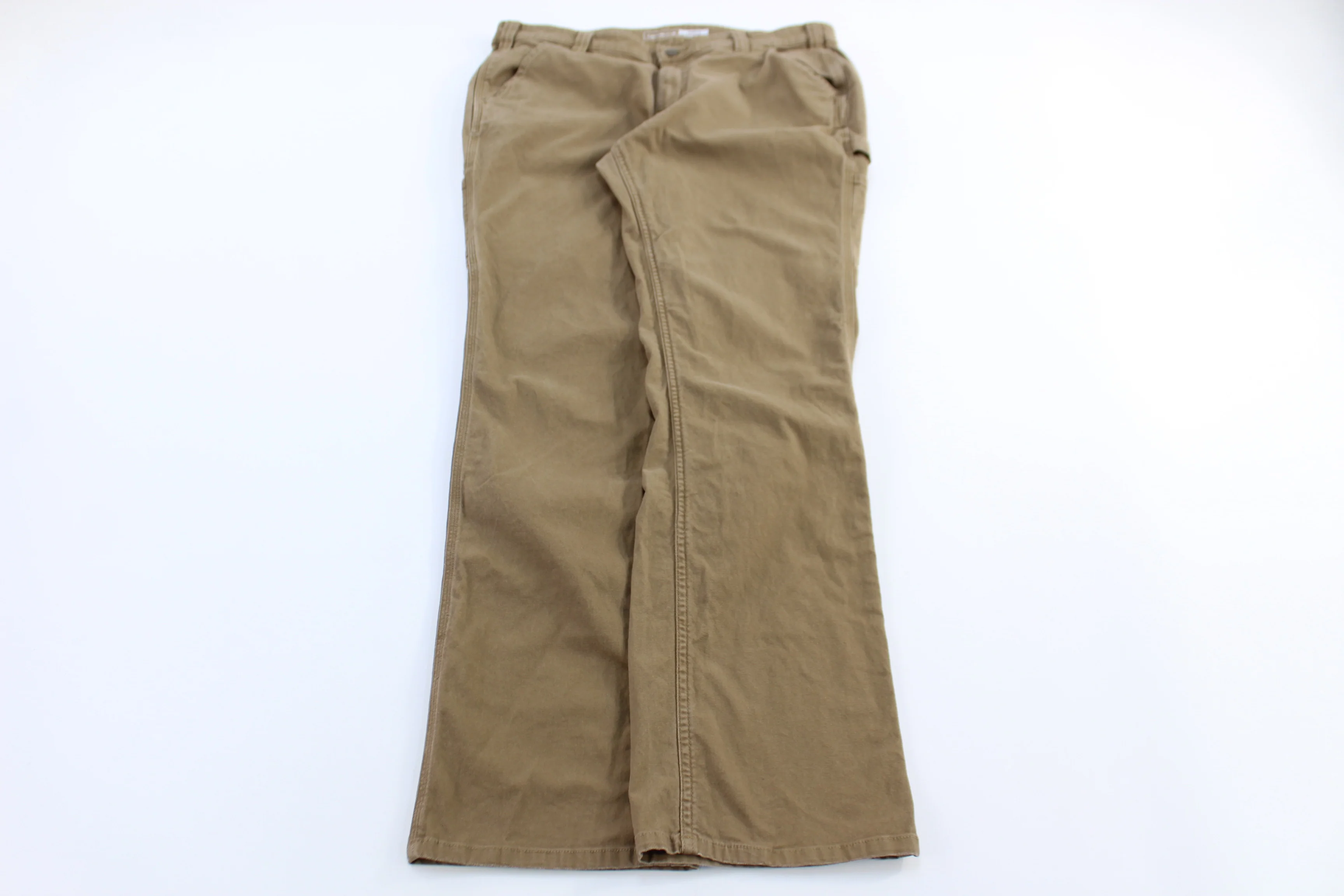 Carhartt Logo Patch Tan Loose fit Pants