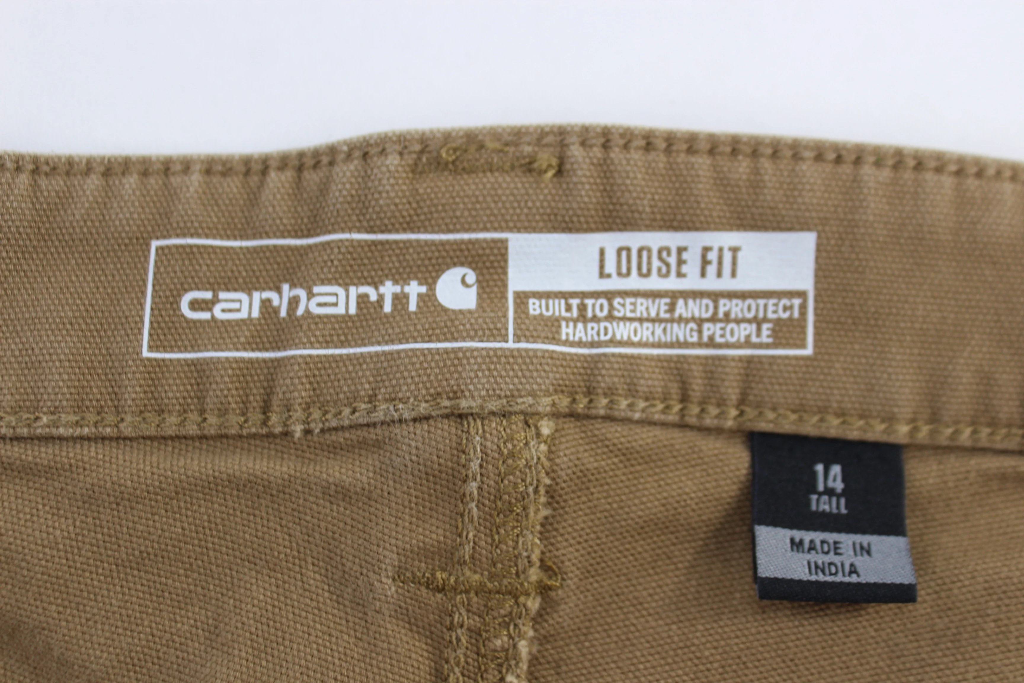 Carhartt Logo Patch Tan Loose fit Pants - Image 3