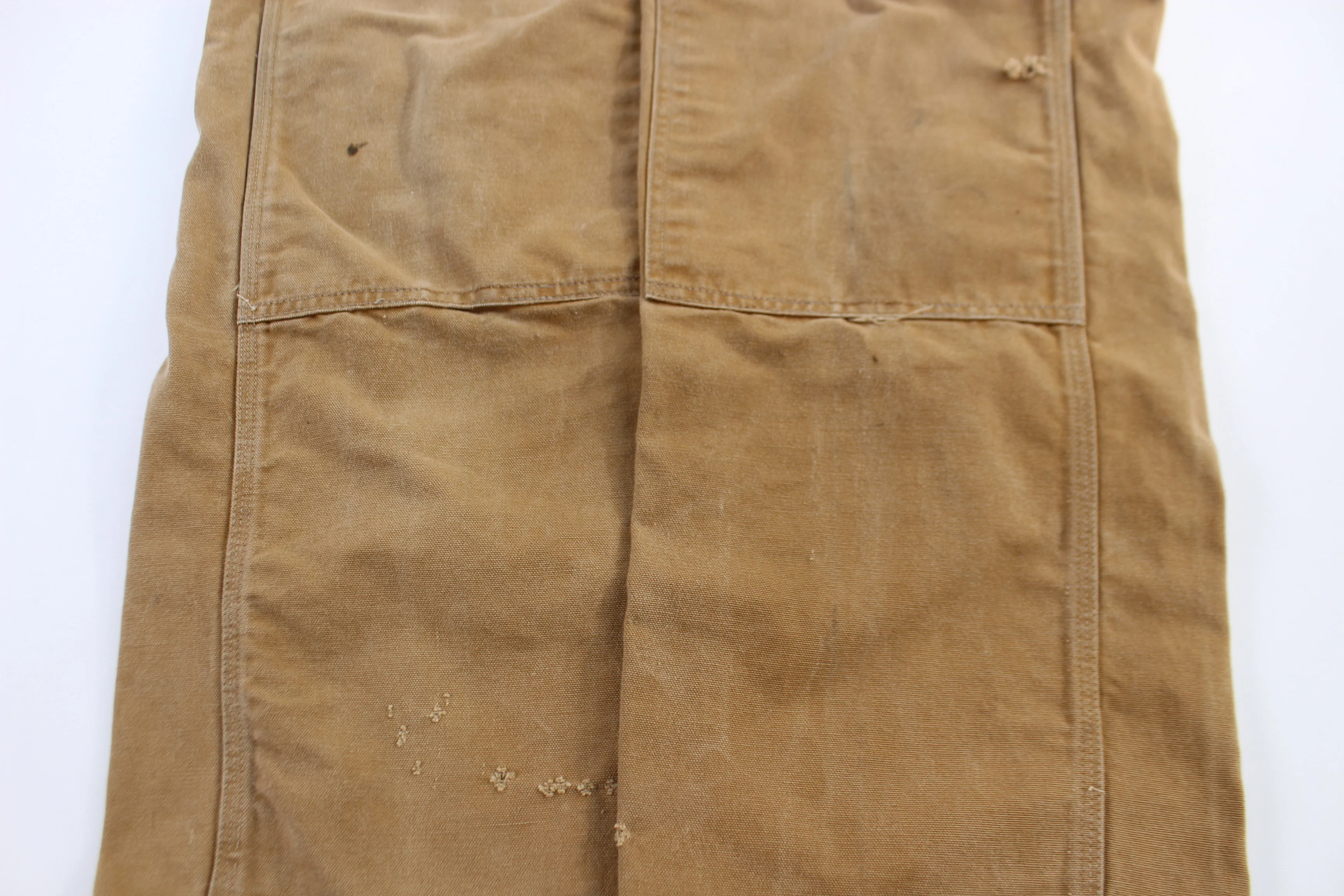 Carhartt Logo Patch Tan Overalls - Image 4