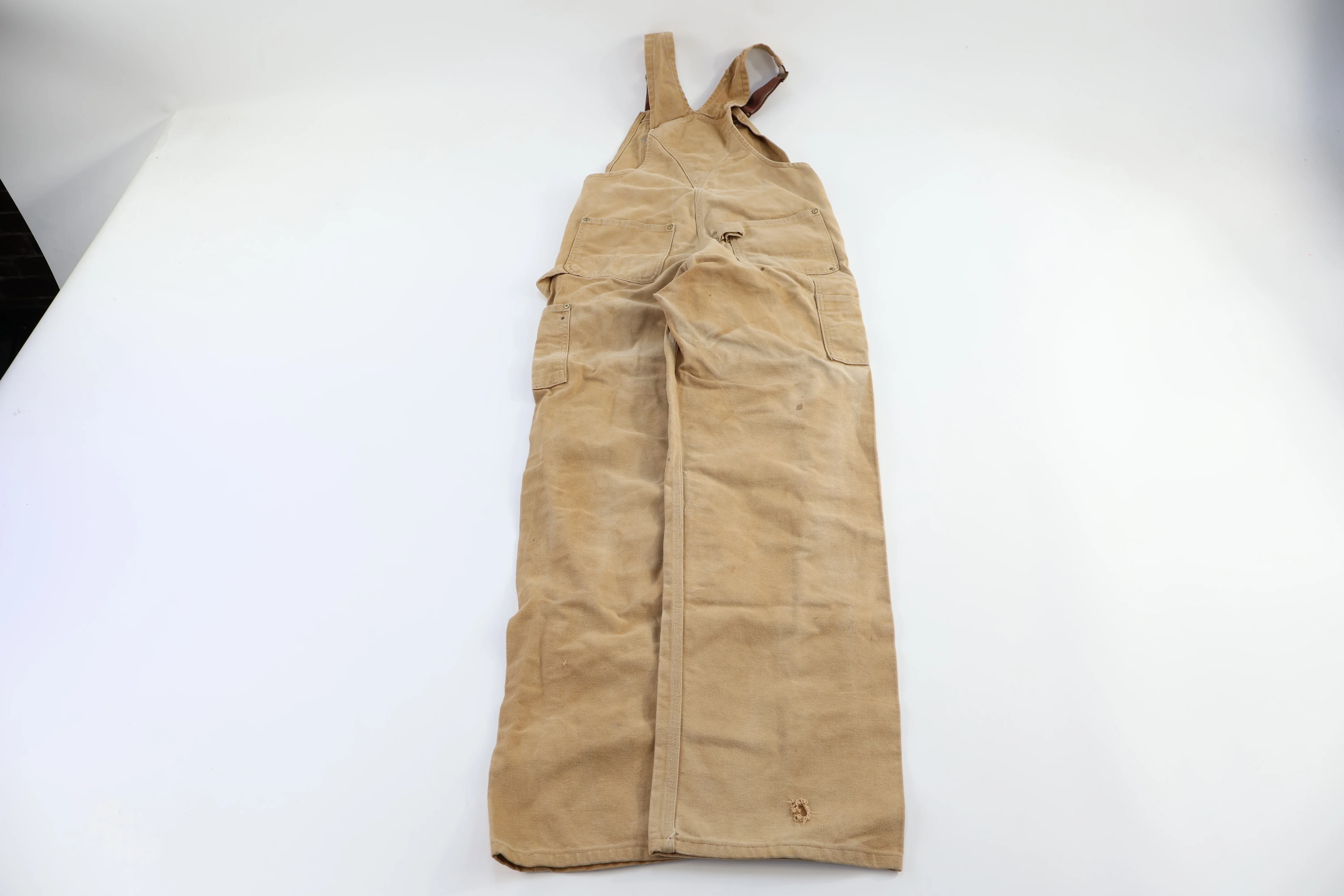 Carhartt Logo Patch Tan Overalls - Image 2