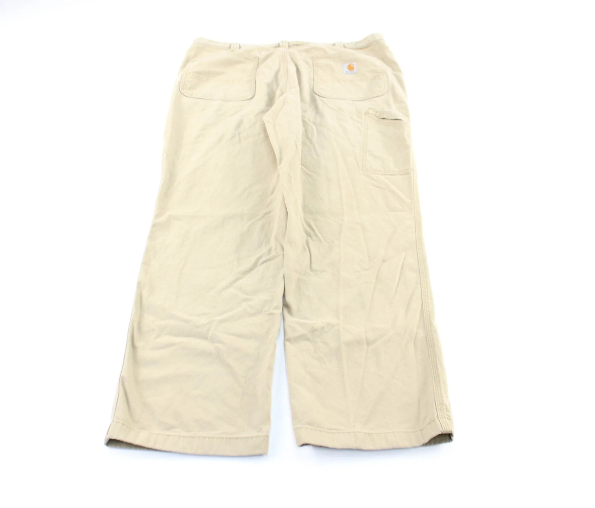 Carhartt Logo Patch Tan Pants - Image 2