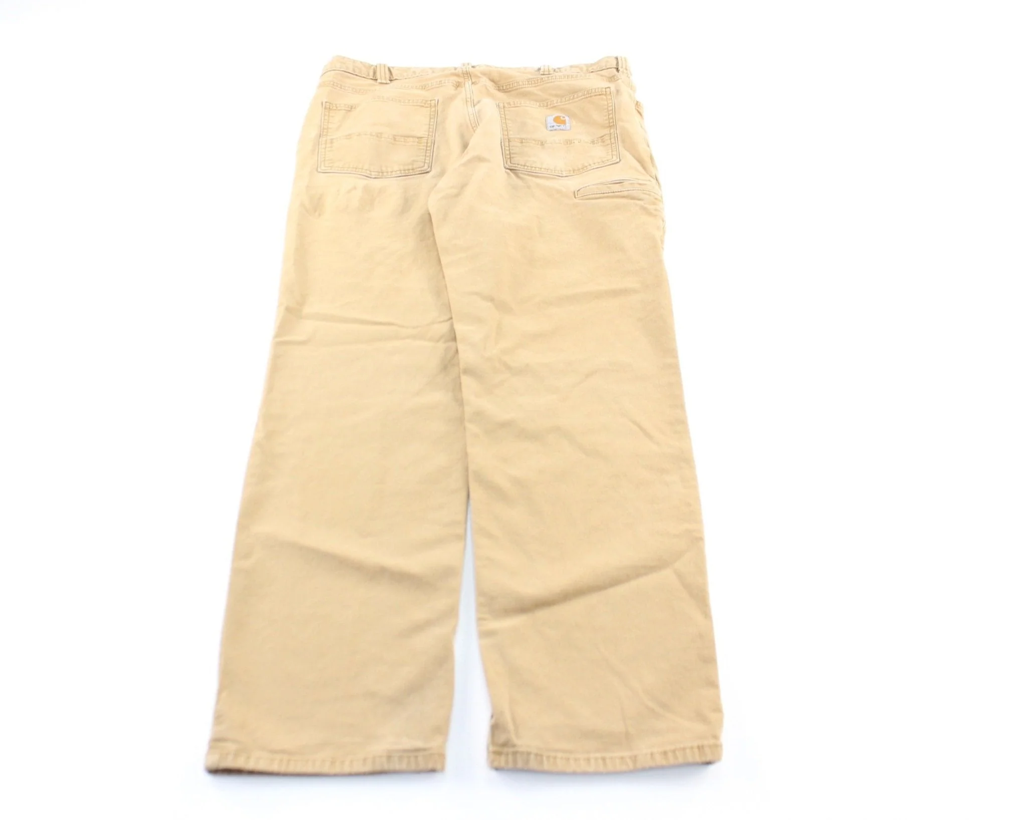 Carhartt Logo Patch Tan Pants - Image 2