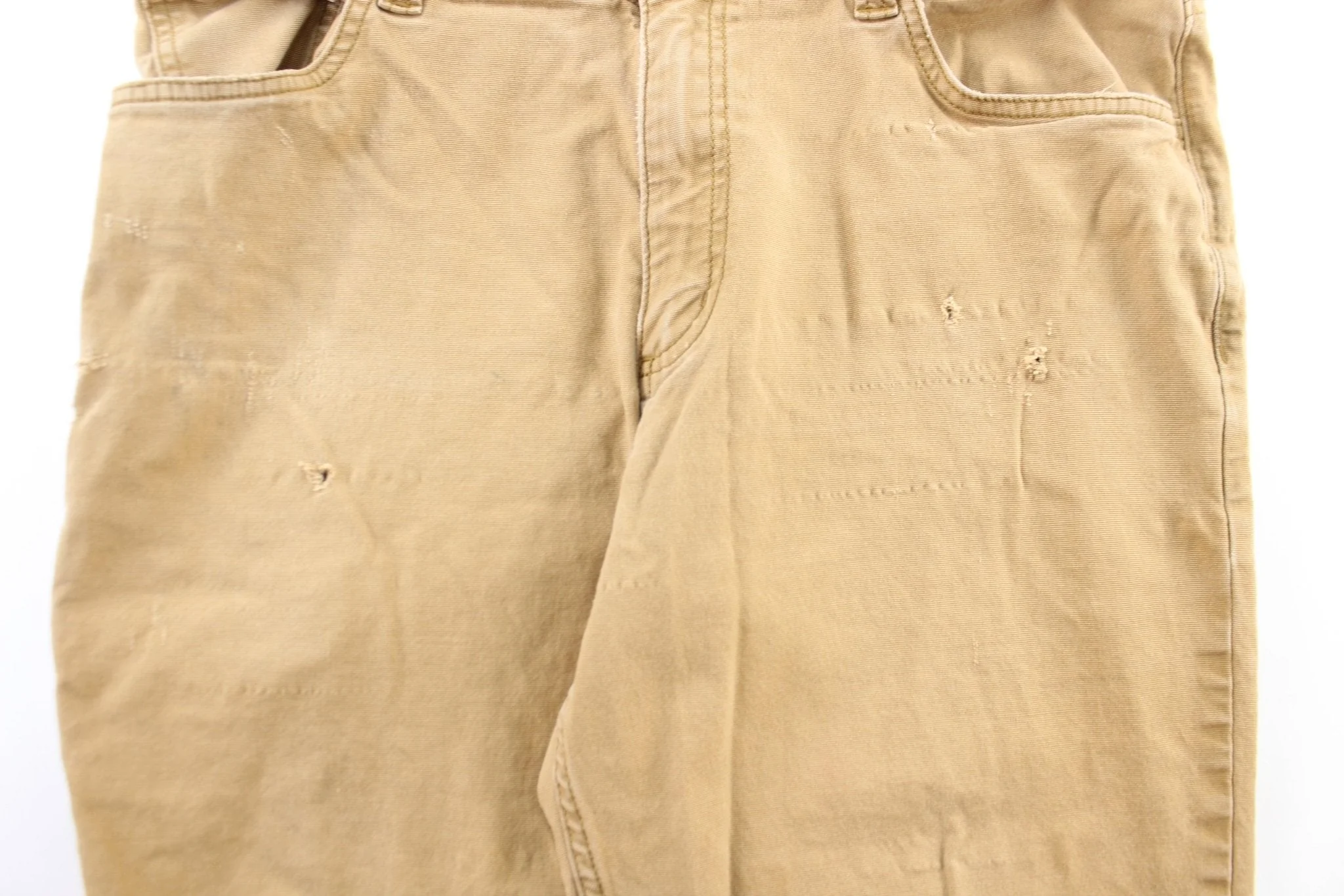 Carhartt Logo Patch Tan Pants - Image 3