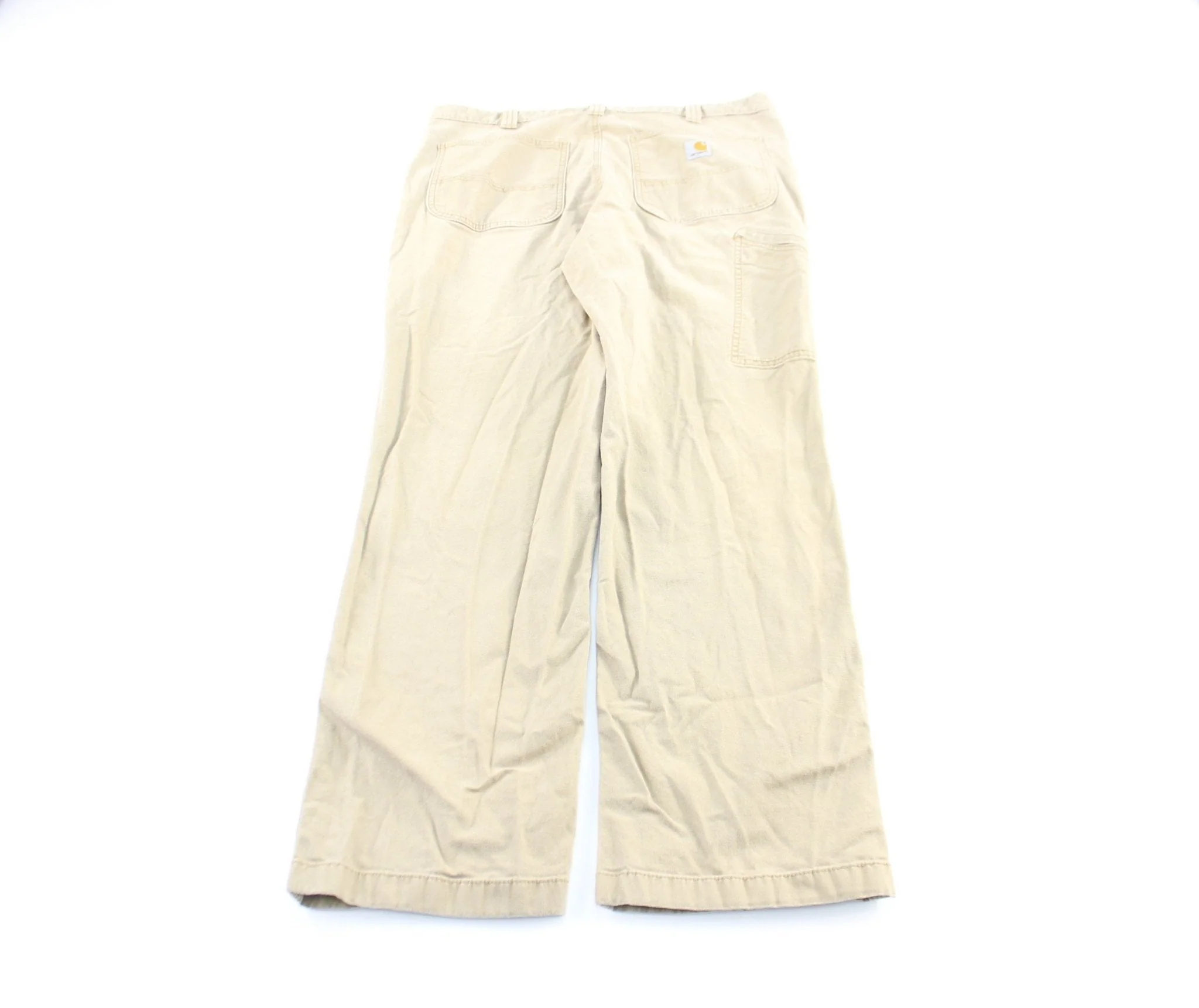Carhartt Logo Patch Tan Pants - Image 2