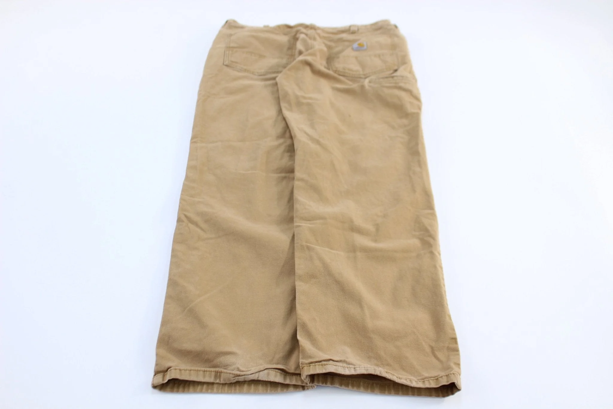 Carhartt Logo Patch Tan Pants - Image 2