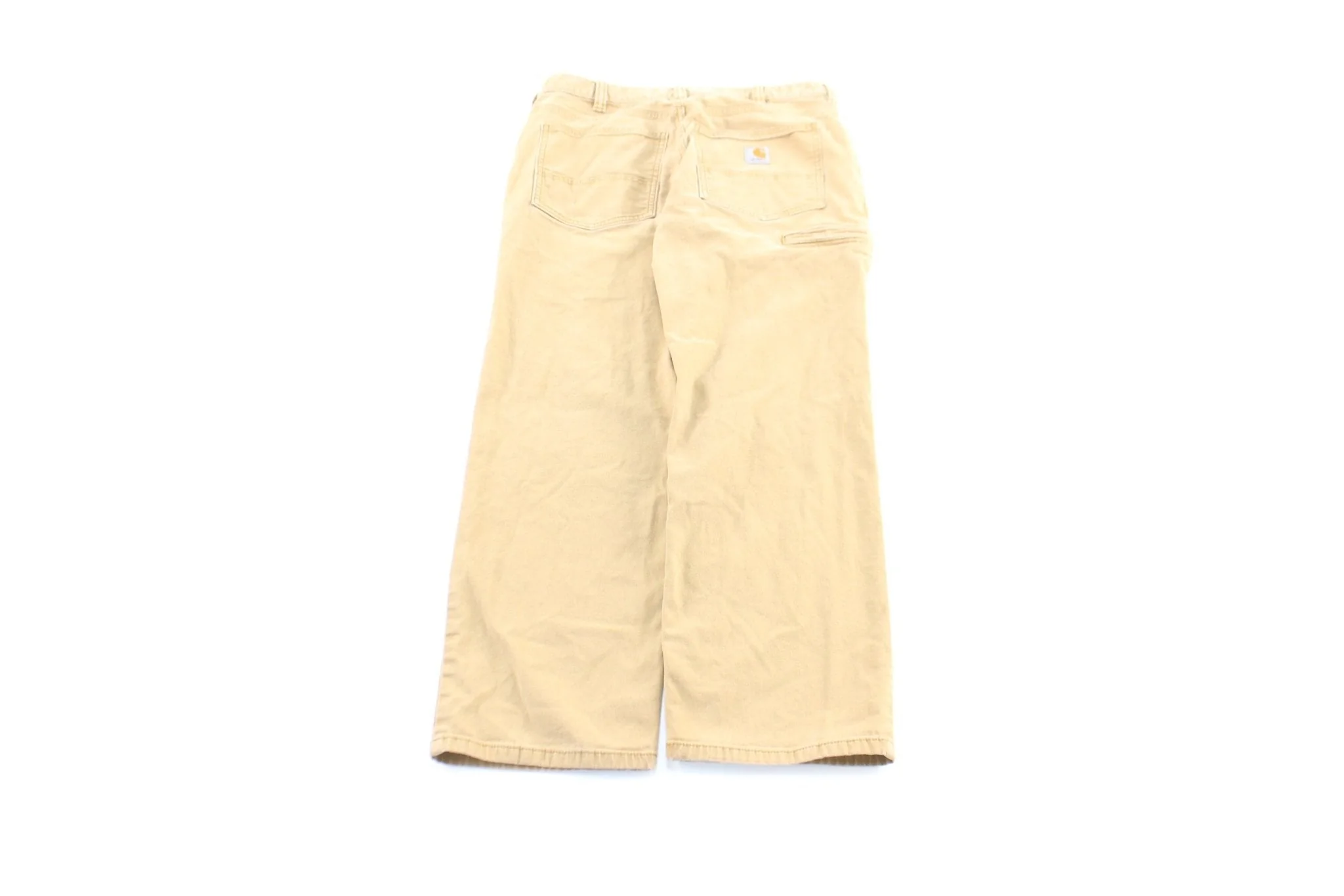 Carhartt Logo Patch Tan Pants - Image 2